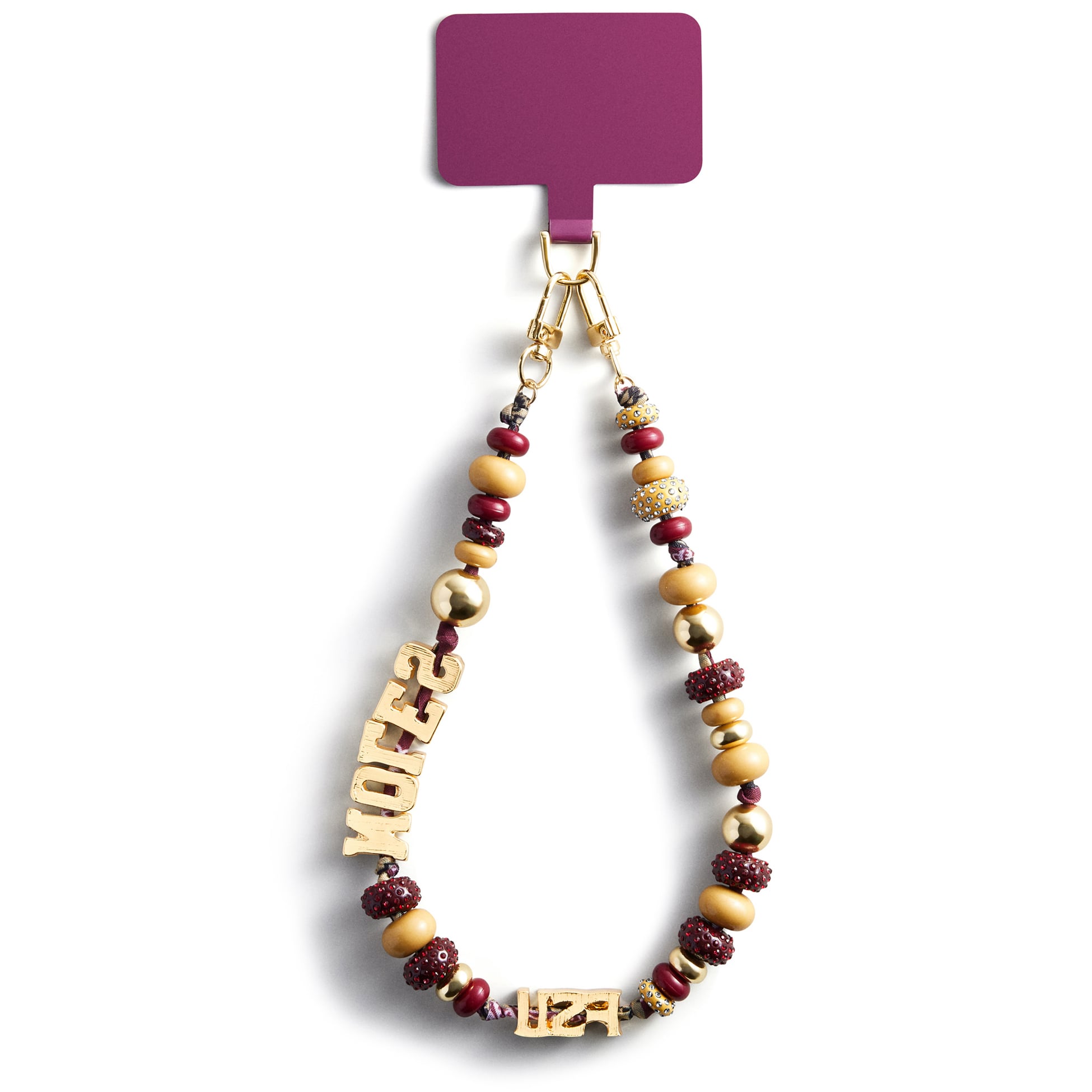 Lanière de téléphone perlée BaubleBar Florida State Seminoles
