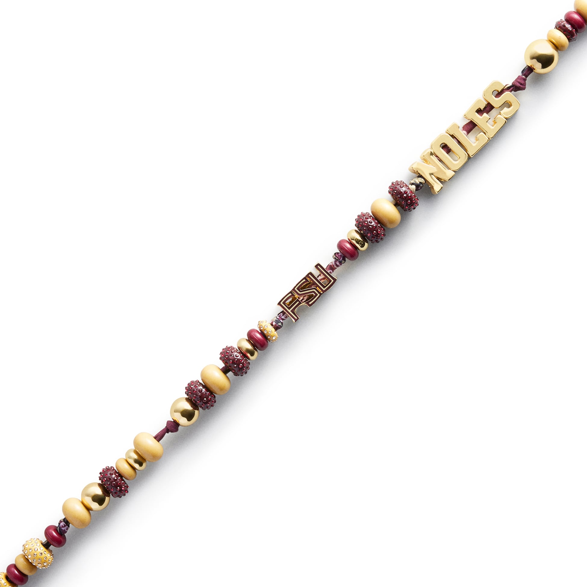 Lanière de téléphone perlée BaubleBar Florida State Seminoles