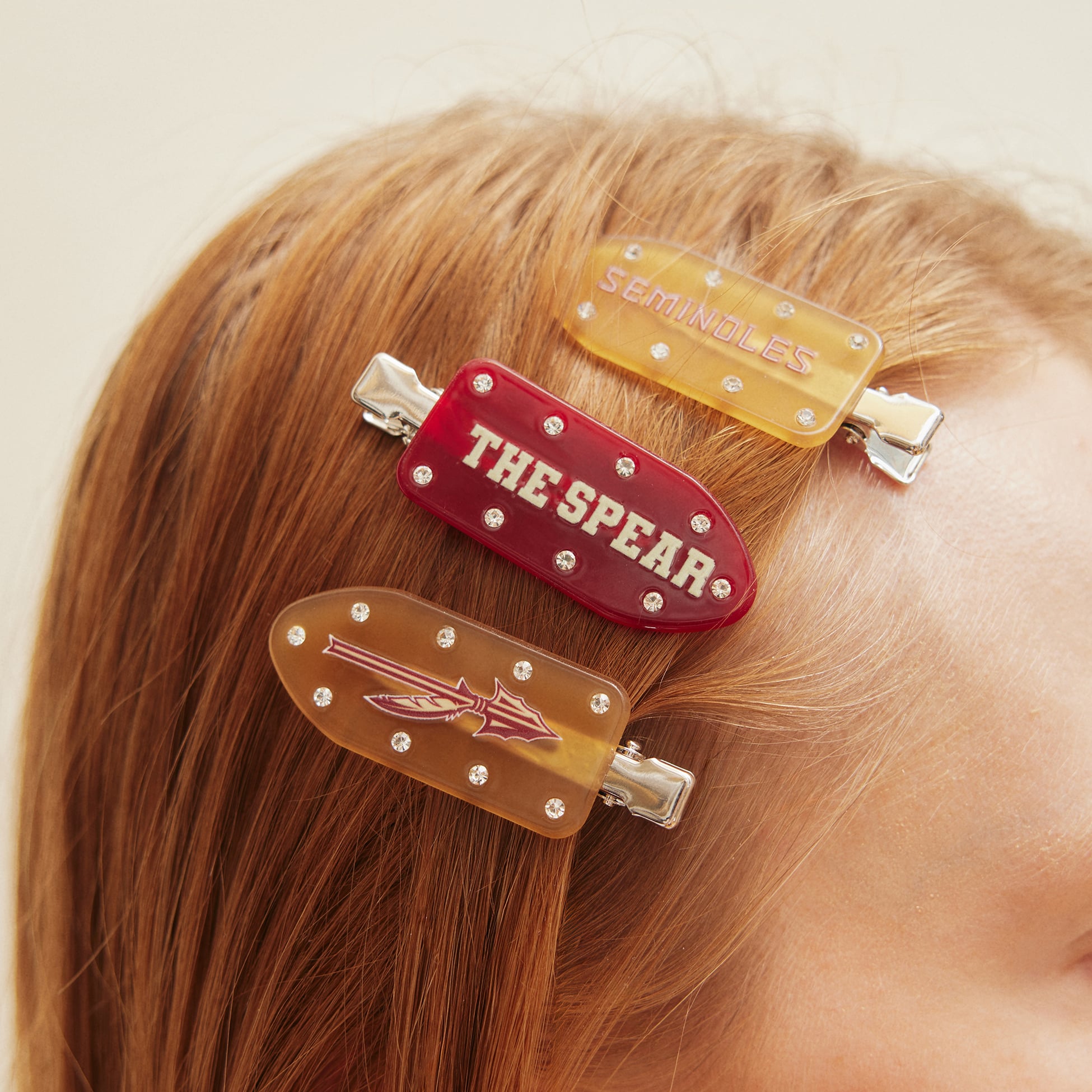 BaubleBar Florida State Seminoles Six-Piece Hair Clips Set