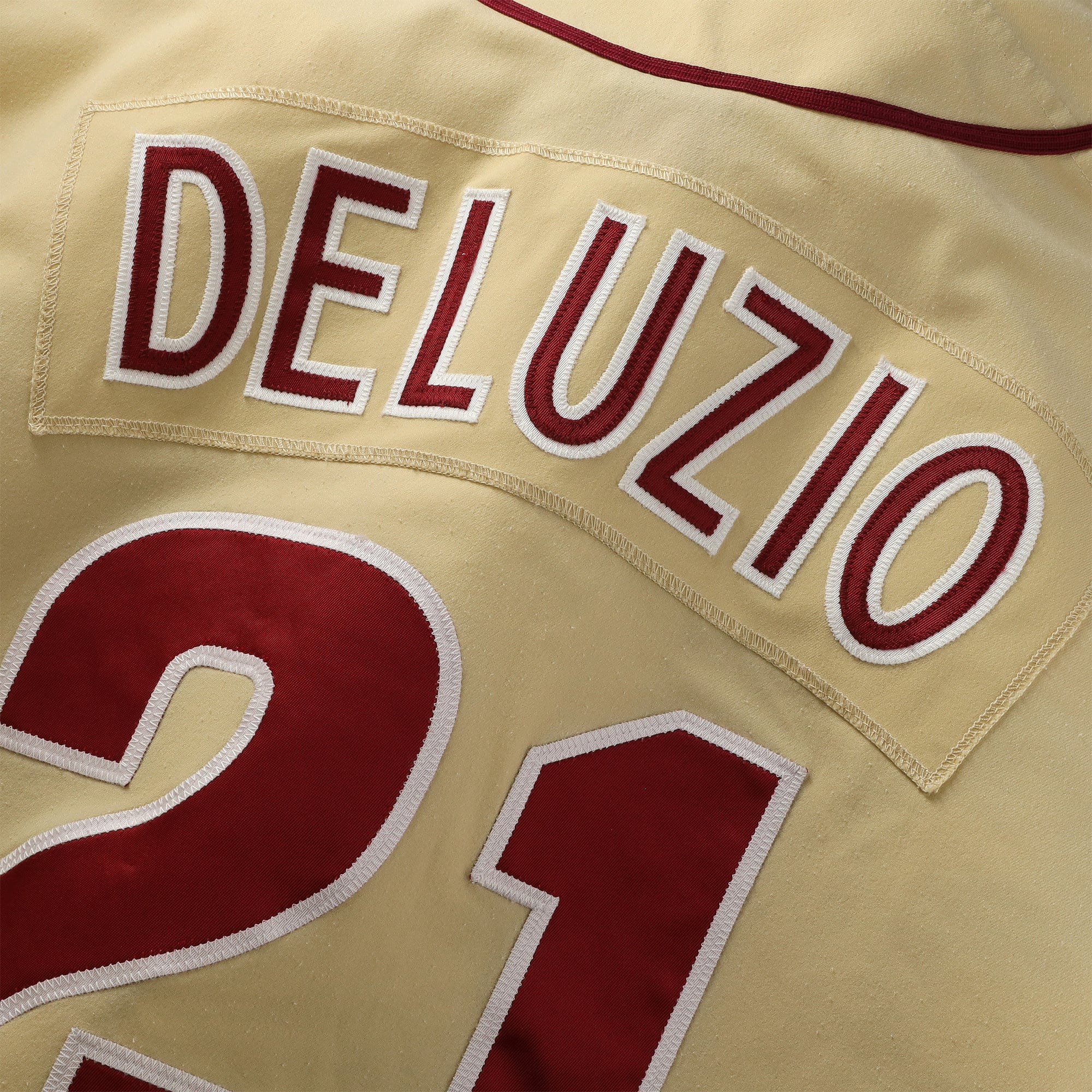 Ben Deluzio Florida State Seminoles Player-Issued #21 Gold Jersey from the Baseball Program - Size 50