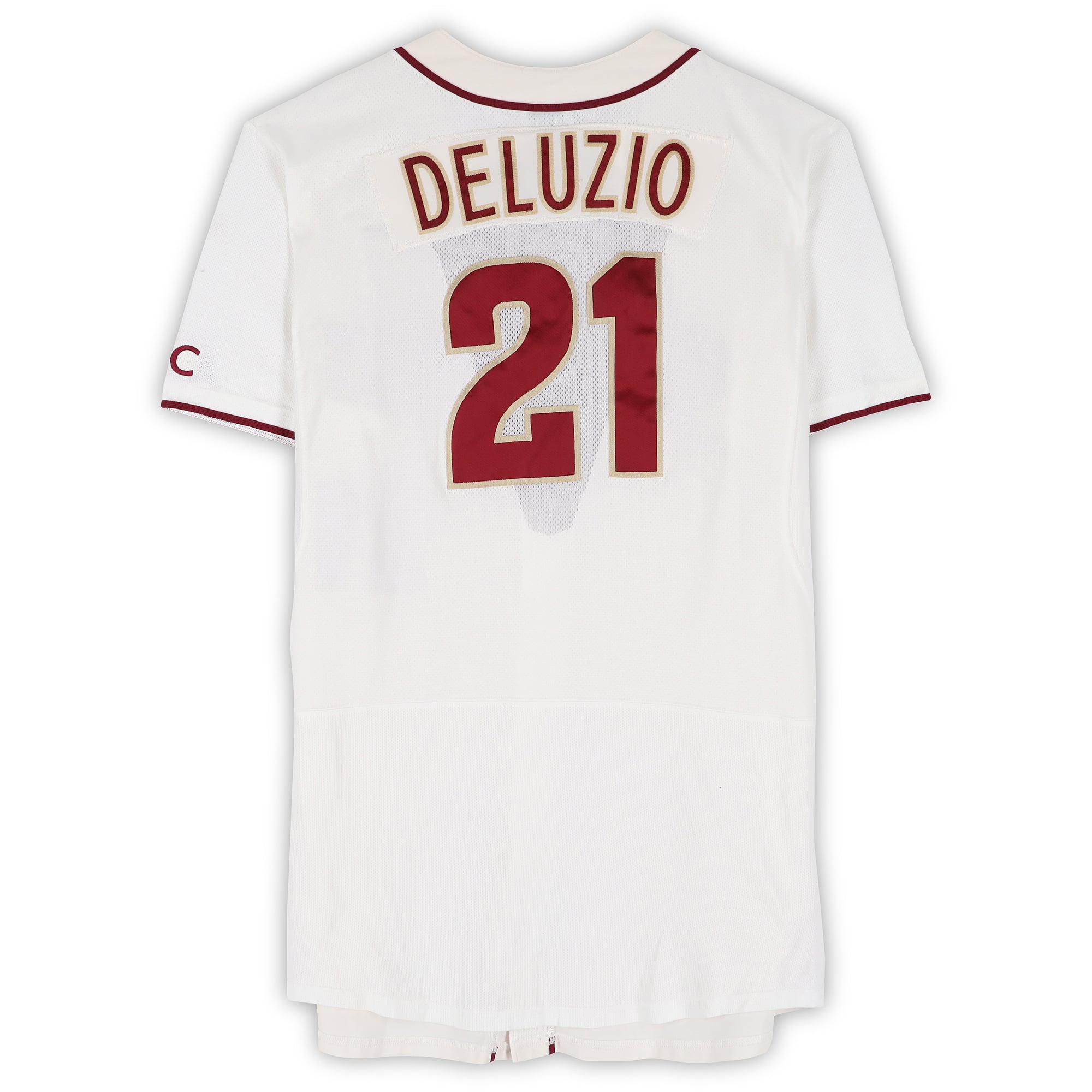 Ben Deluzio Florida State Seminoles Player-Issued #21 Jersey from the Baseball Program