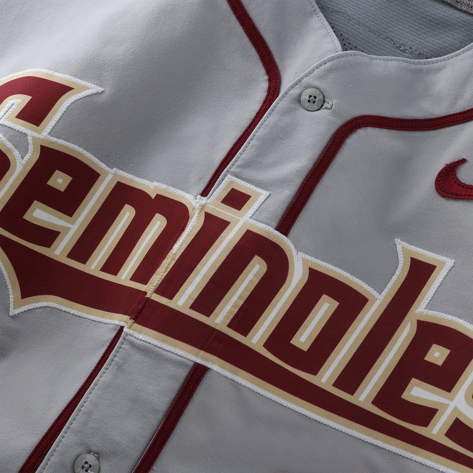 Cole Sands Florida State Seminoles Player-Issued #26 Gray Jersey from the 2017 College World Series - Size 48