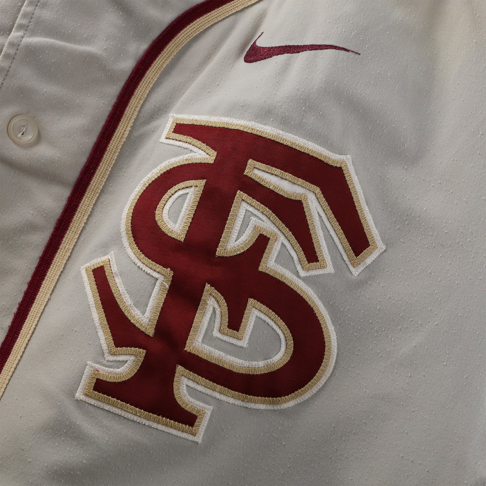 Devon Travis Florida State Seminoles Player-Issued #8 Gray Jersey from the Baseball Program - Size 46