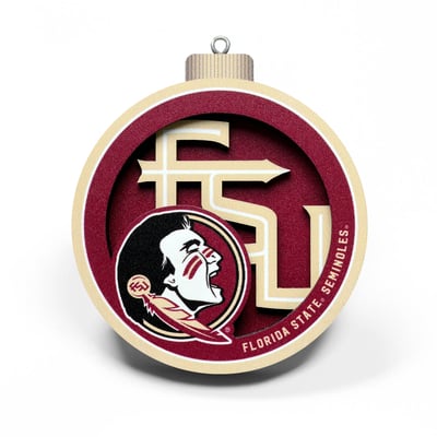 Florida State Seminoles Fanpoint 3D Logo Series Ornament