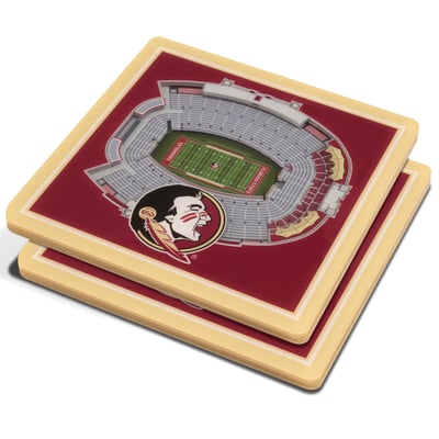 Florida State Seminoles Fanpoint 3D StadiumView Coasters