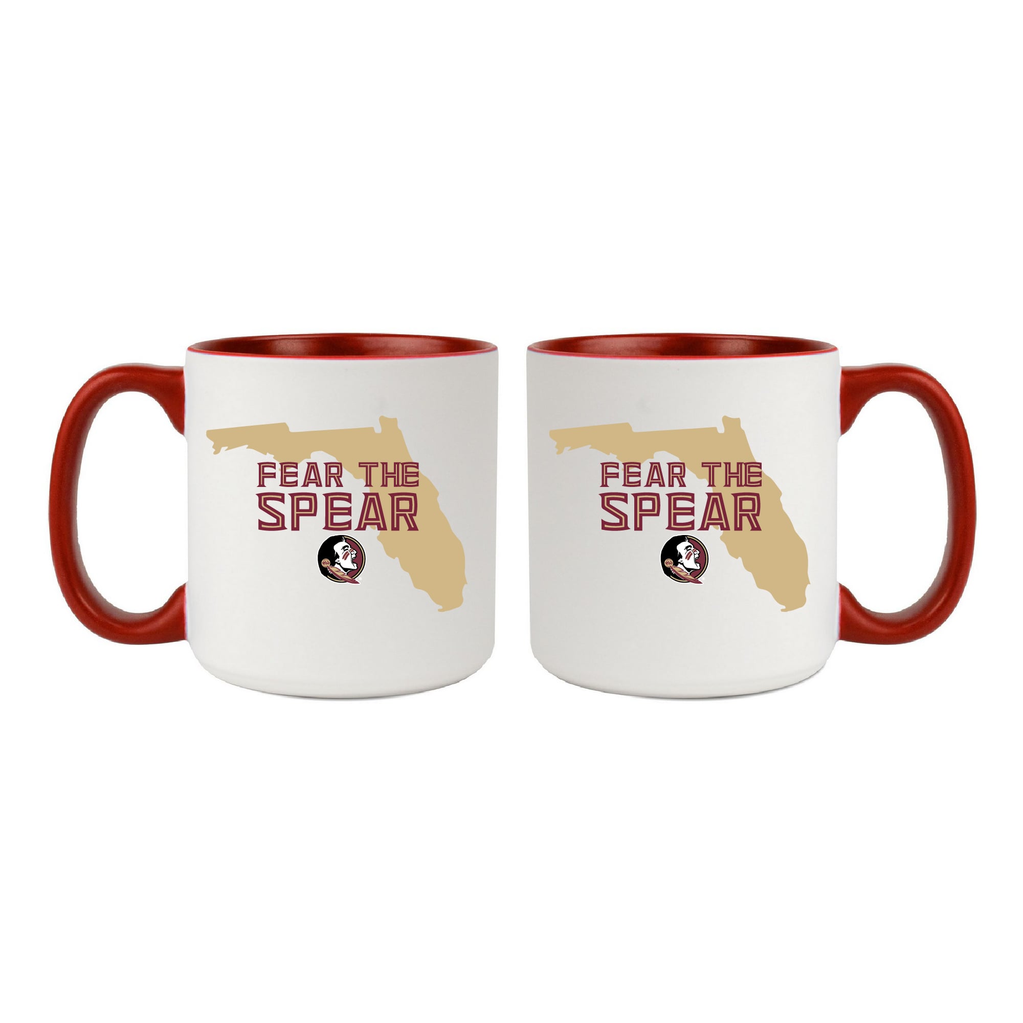Ensemble de 2 tasses Florida State Seminoles de 59 cl « Mon État »