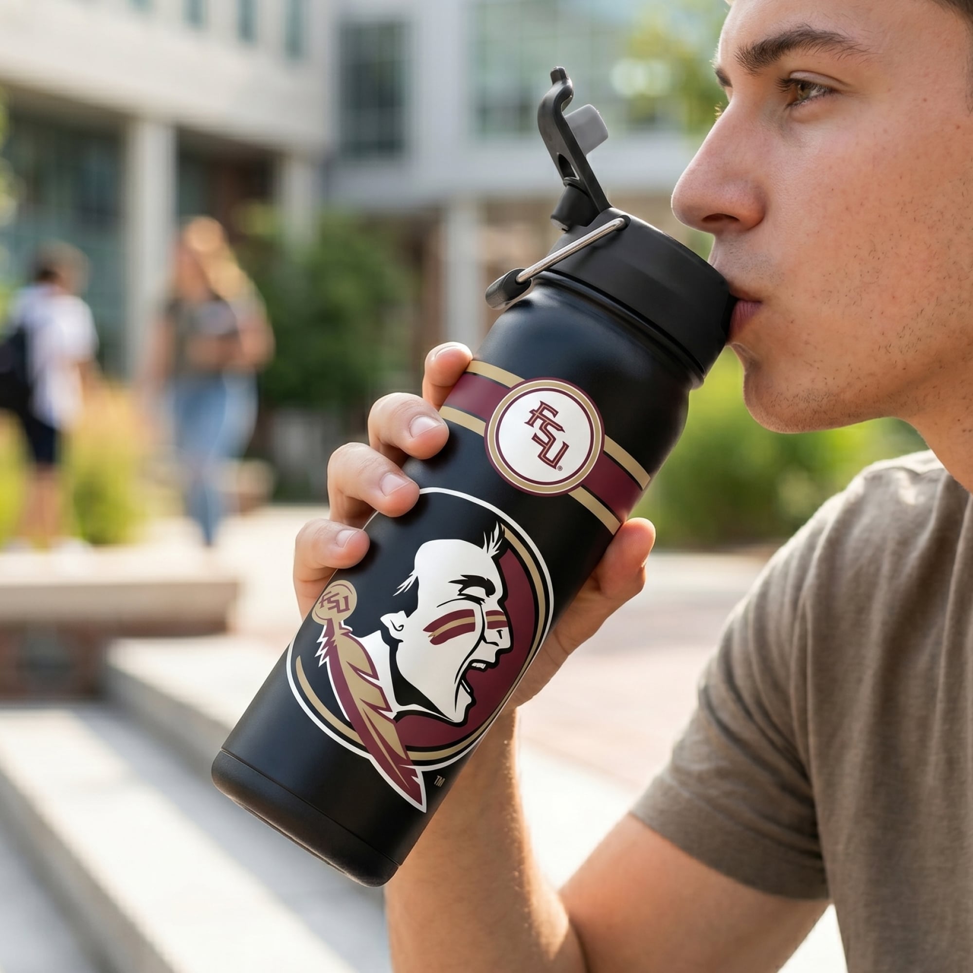 Bouteille triple option 24 oz des Seminoles de l'État de Floride