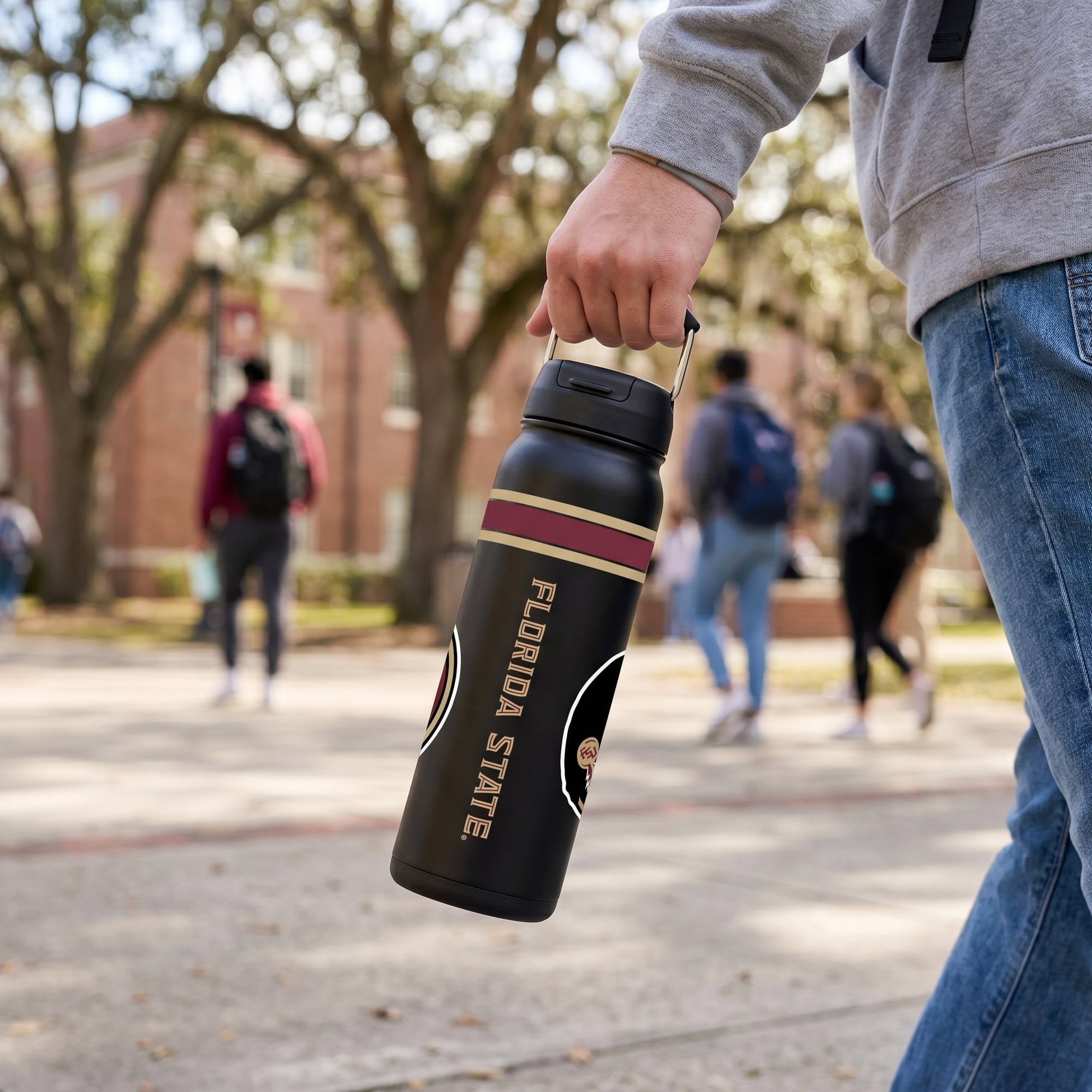 Bouteille triple option 24 oz des Seminoles de l'État de Floride