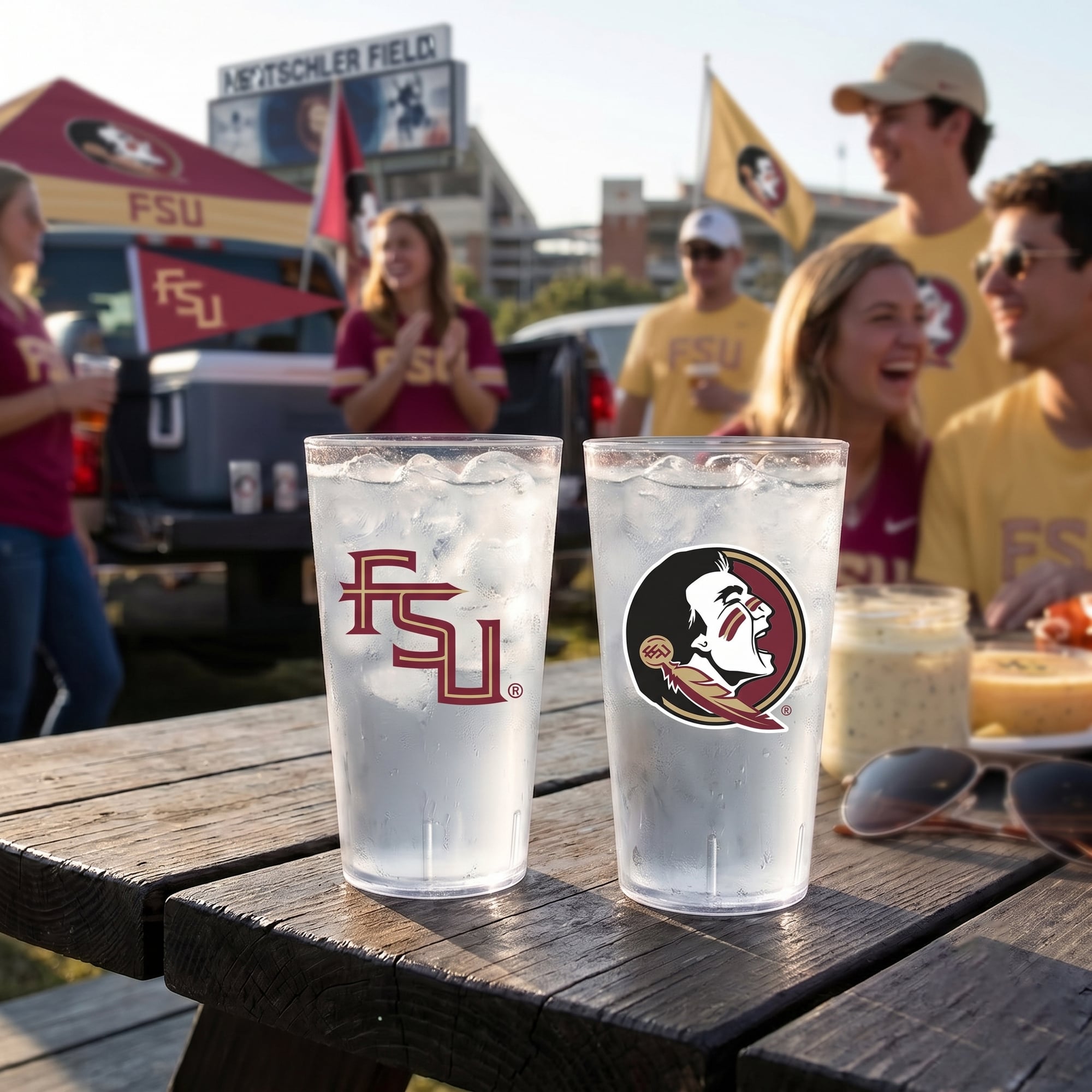 Ensemble de deux gobelets isothermes Florida State Seminoles de 710 ml (24 oz) en Tritan