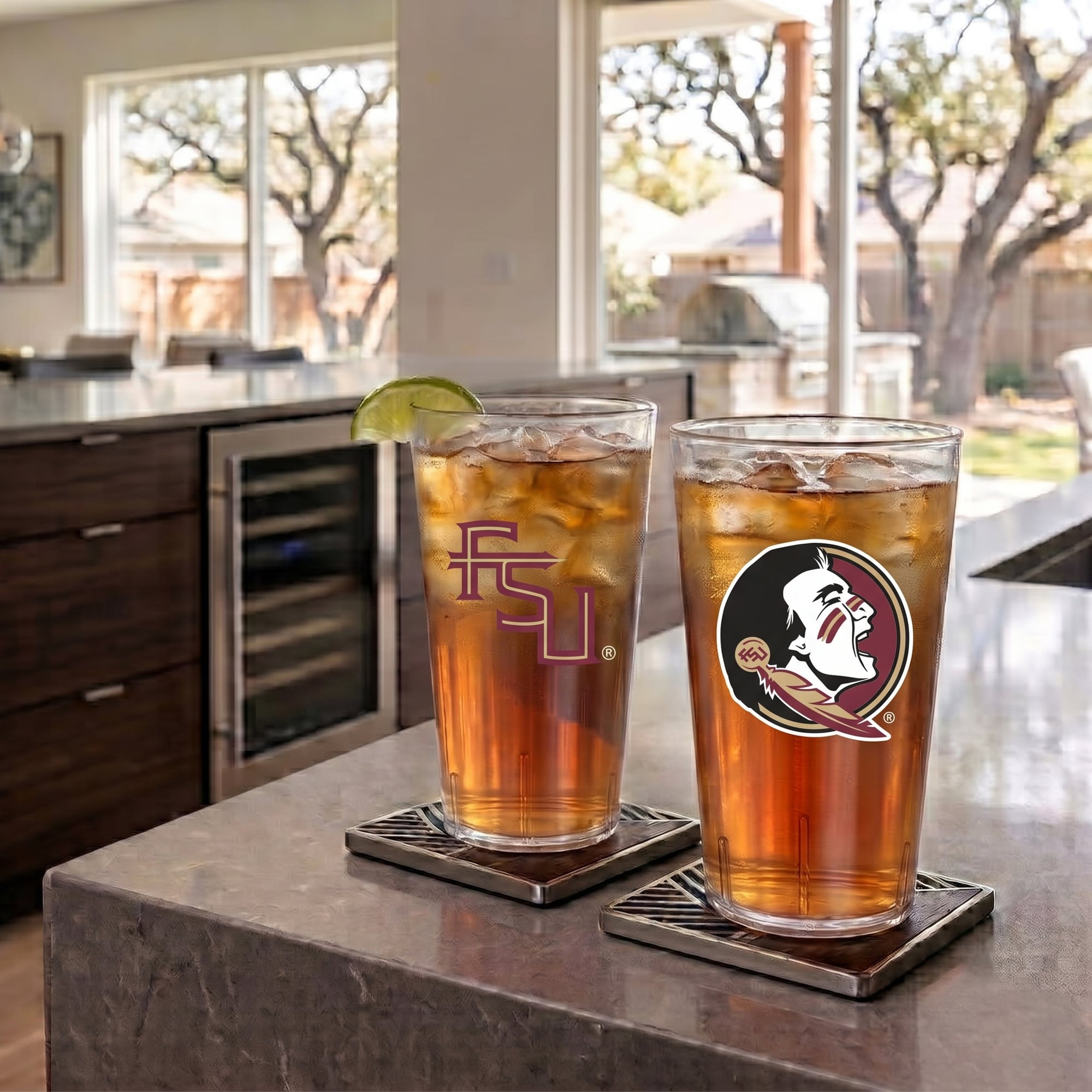Ensemble de deux gobelets isothermes Florida State Seminoles de 710 ml (24 oz) en Tritan