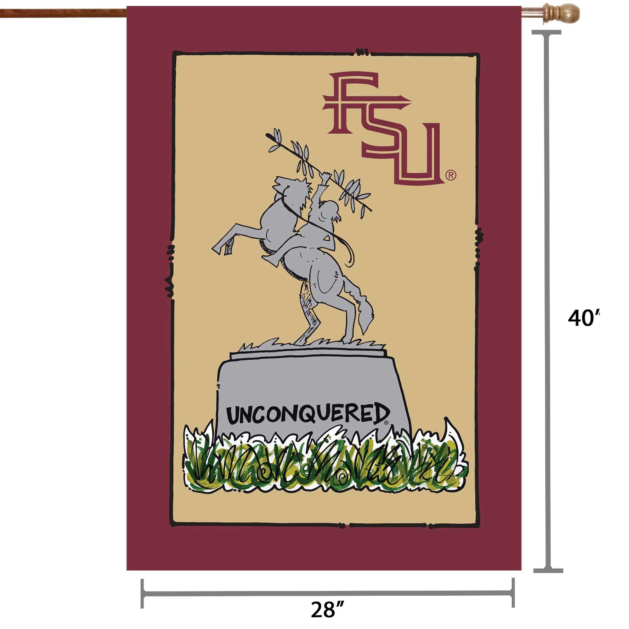 Florida State Seminoles 28" x 40" Double-Sided House Flag