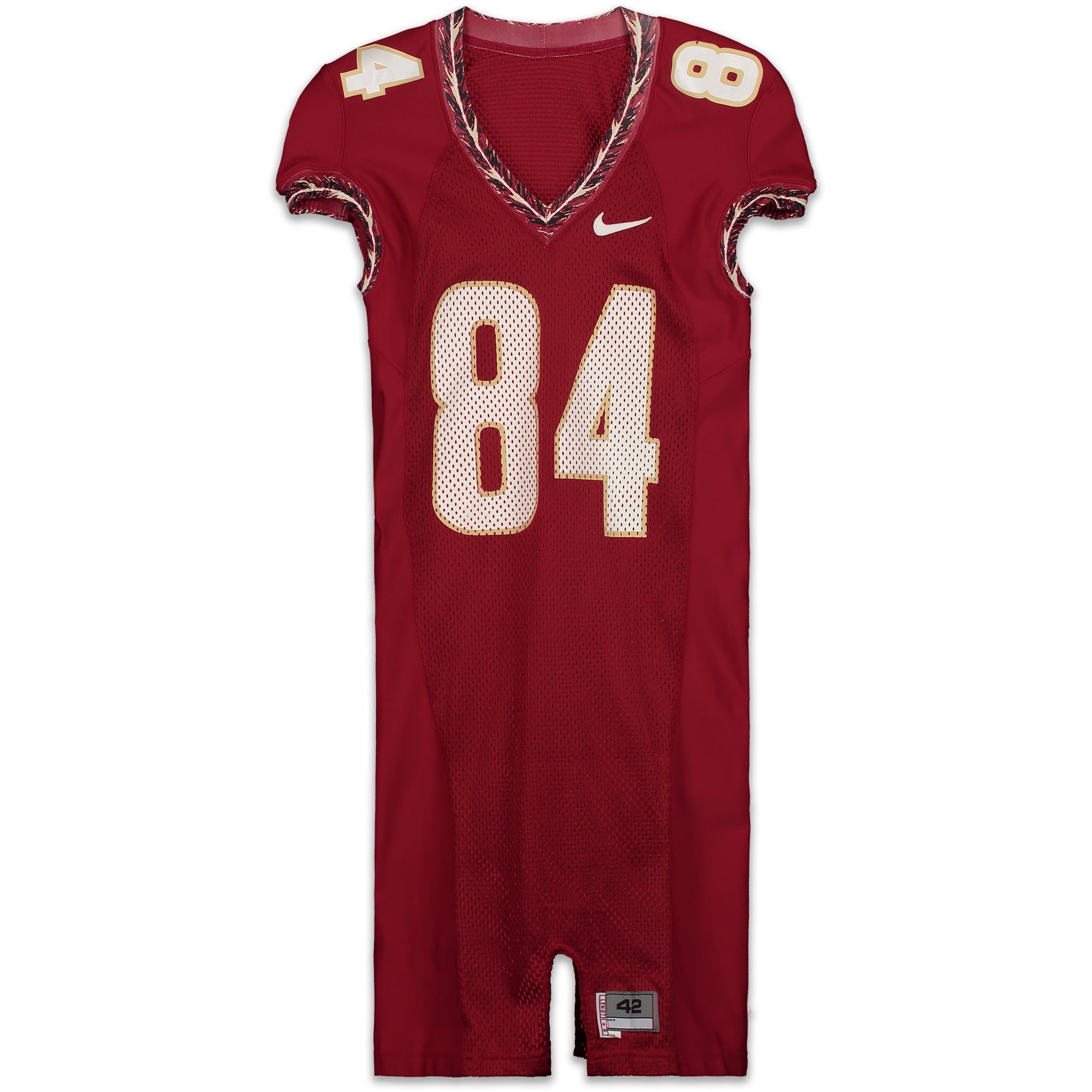 Florida State Seminoles Game-Used 1997-1999 Garnet Screen Printed