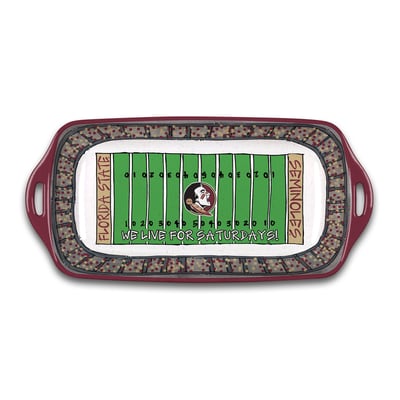 Florida State Seminoles Melamine Stadium Platter