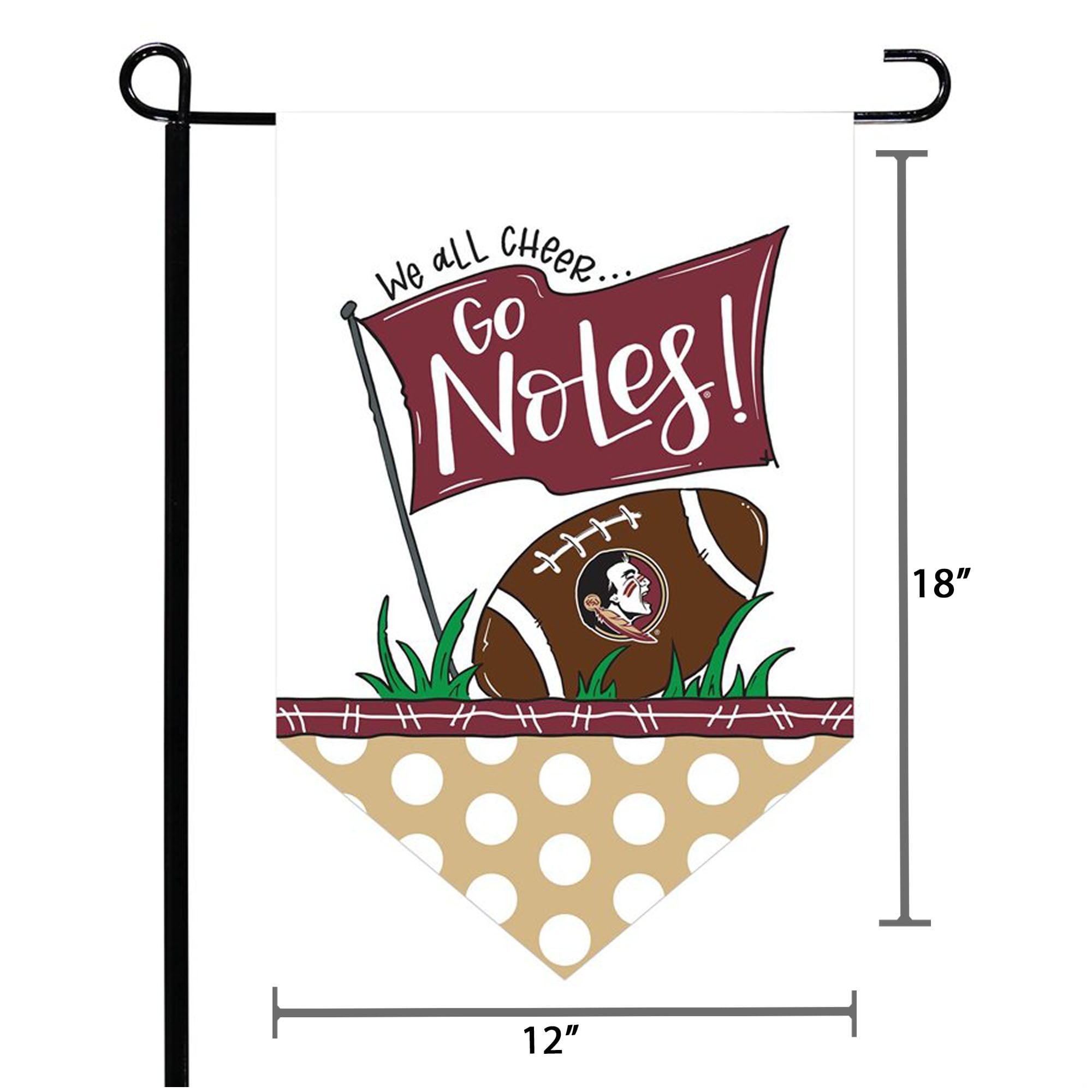 Drapeau de jardin pointu des Seminoles de l'État de Floride
