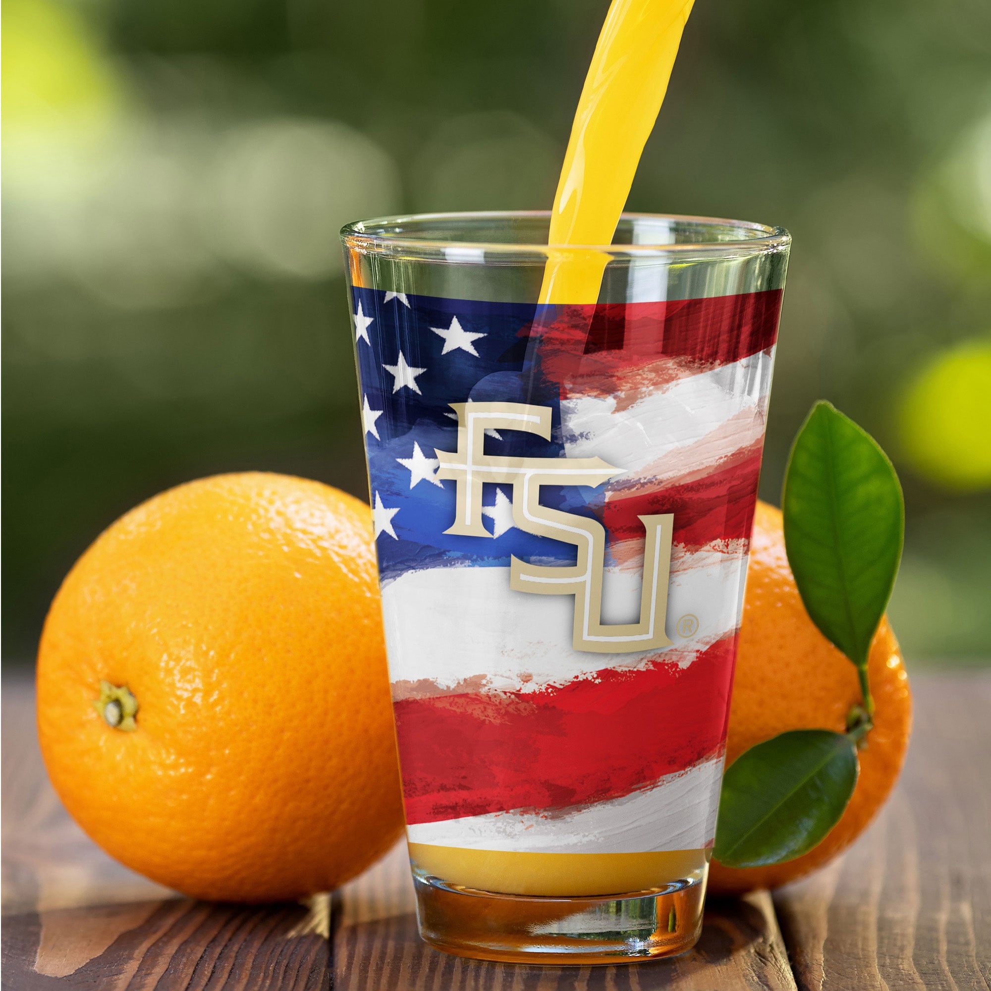 Ensemble de deux verres à bière Americana de 473 ml (16 oz) aux couleurs des Seminoles de l'État de Floride