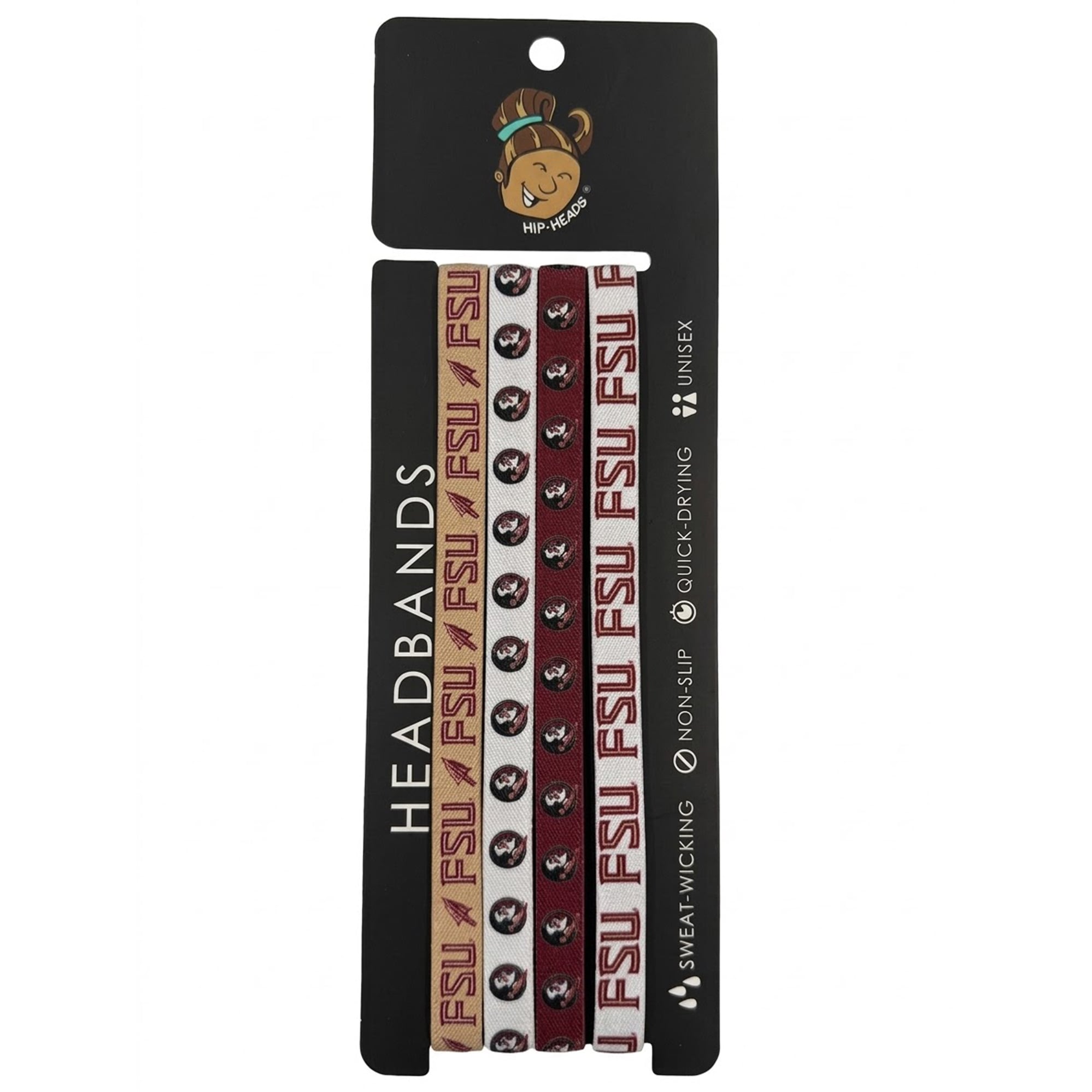 Lot de quatre bandeaux fins Hip Heads Florida State Seminoles