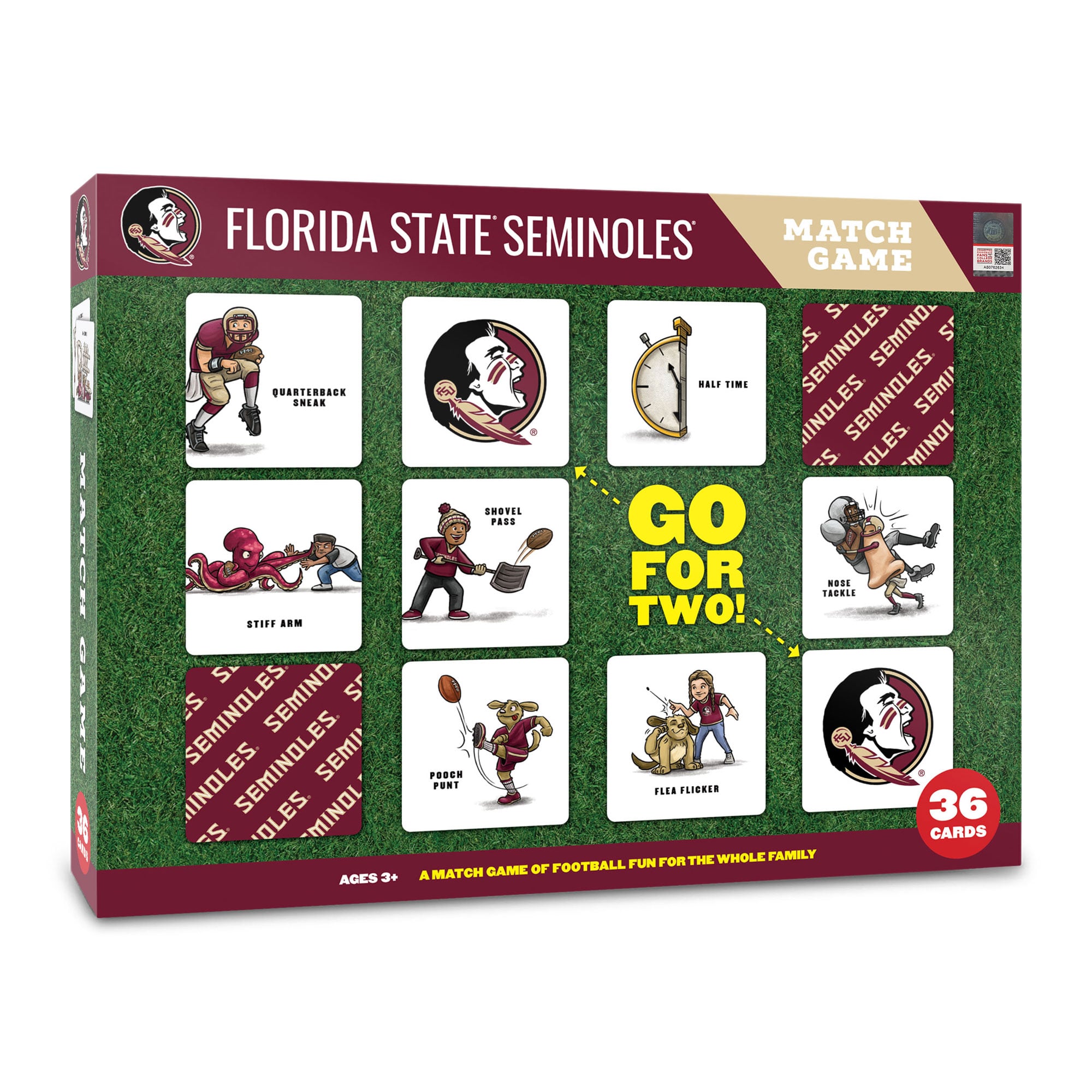 IDNA Florida State Seminoles Licensed Memory Match Game