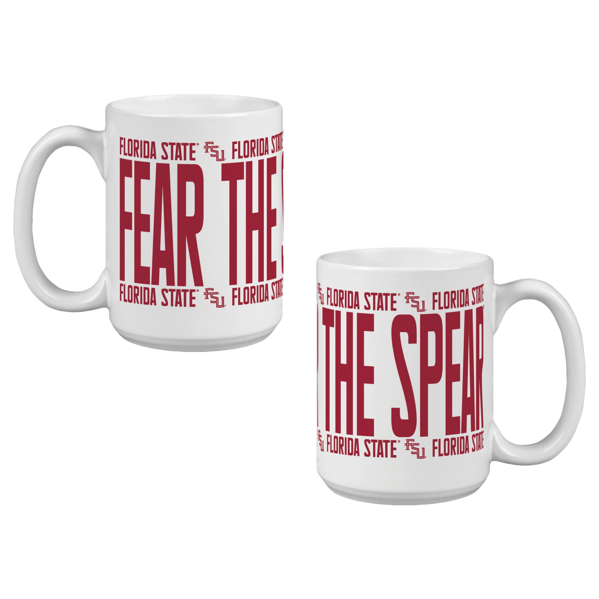 Mug surélevé Indigo Falls Florida State Seminoles - Lot de 2