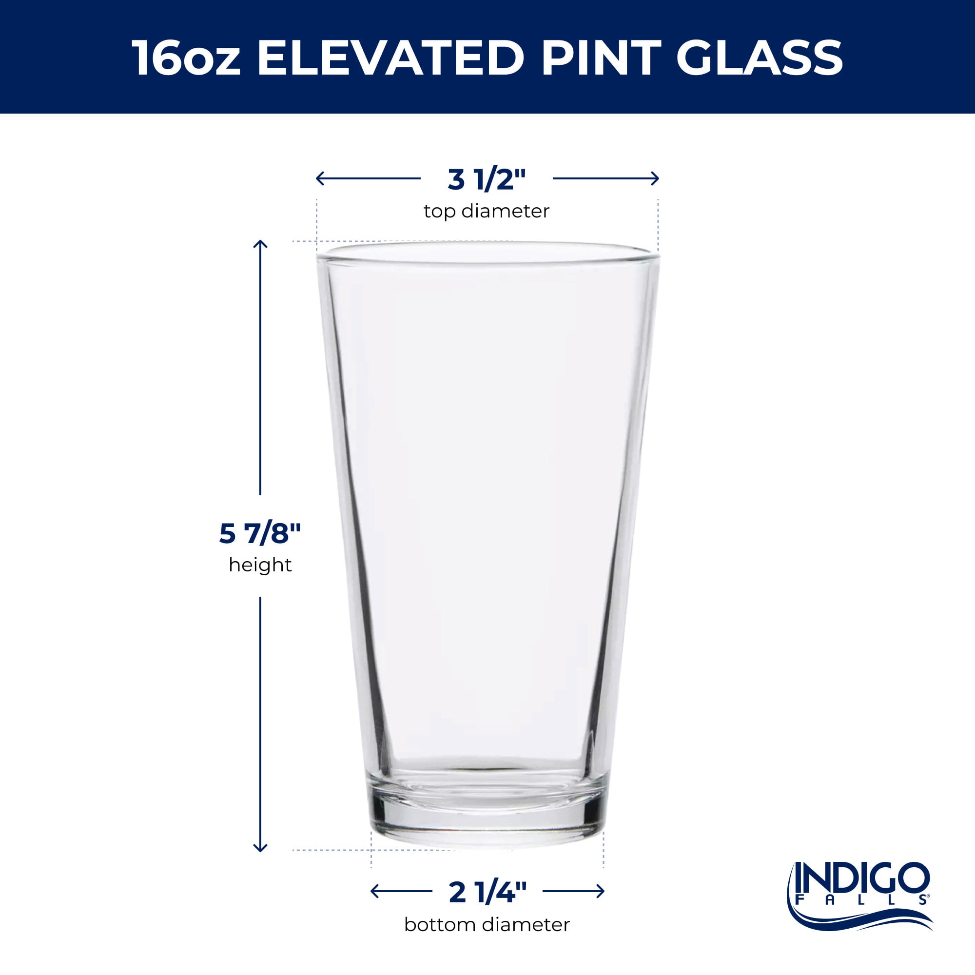 Ensemble de 2 verres à bière surélevés Indigo Falls Florida State Seminoles