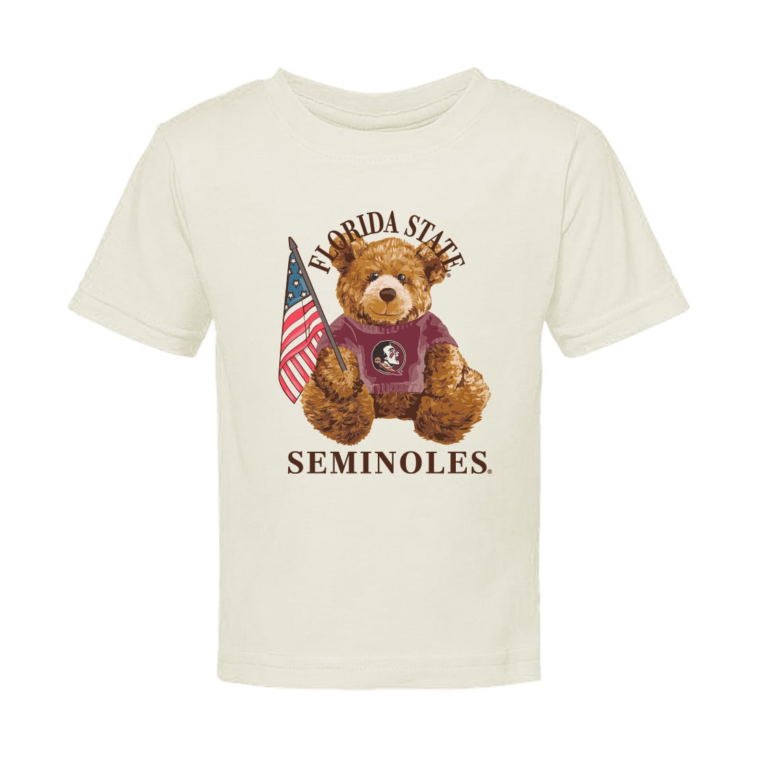 T-shirt bébé crème Florida State Seminoles All-American Teddi