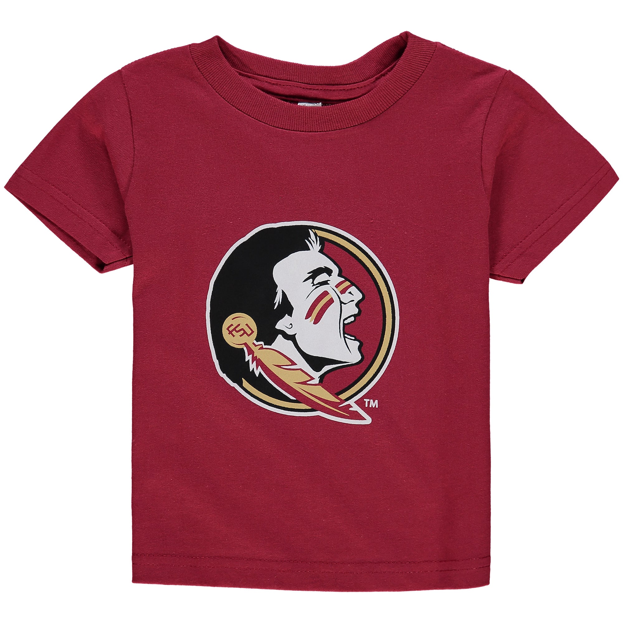 T-shirt à gros logo Seminoles de l'État la Floride pour bébé, grenat