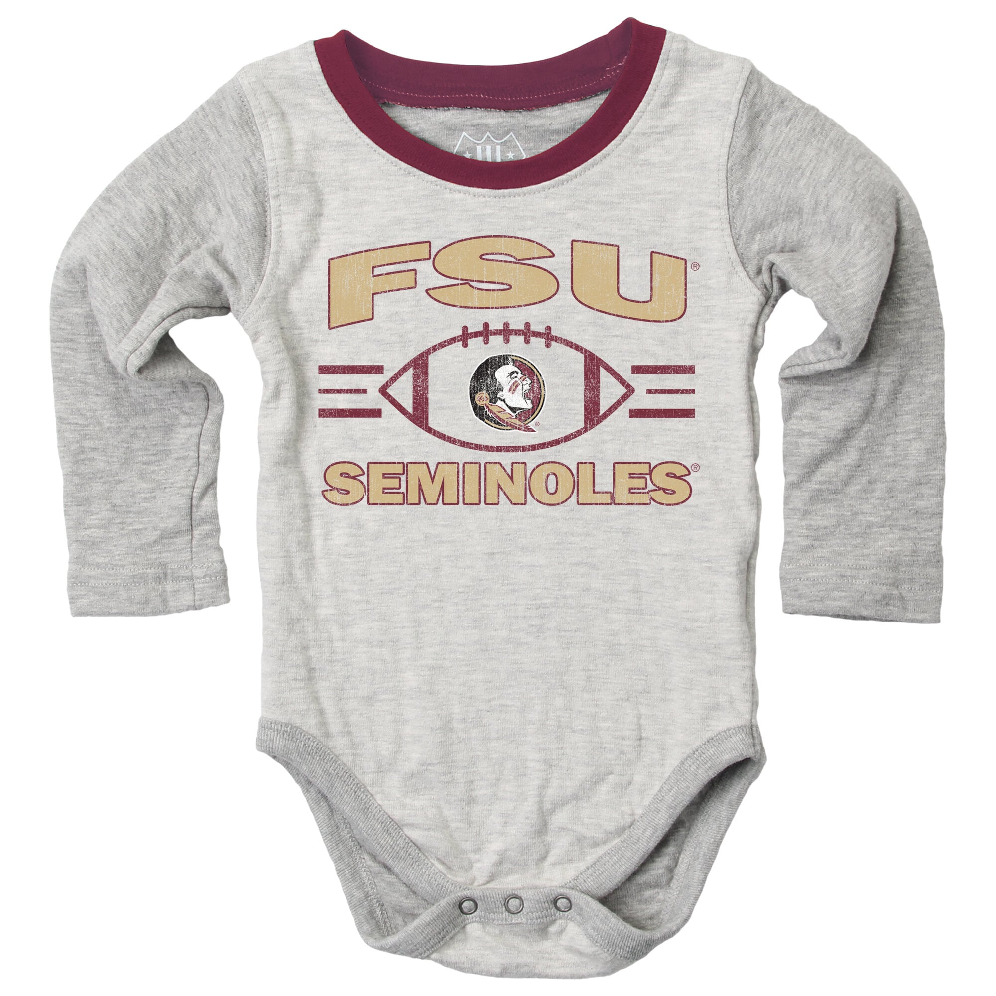Ensemble de sautoirs Jie Hopper pour bébé Wes et Willy Heather Gray, Florida State Seminoles