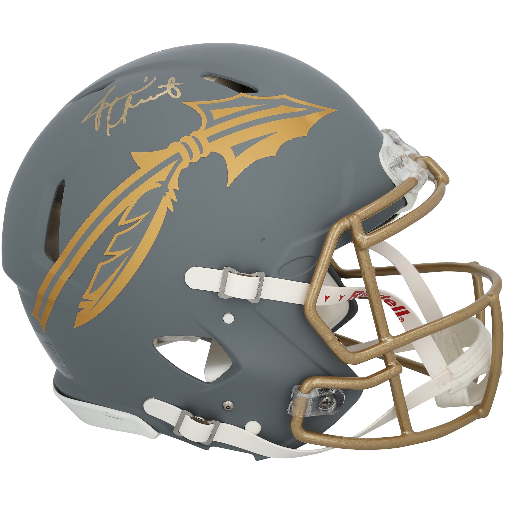 Casque Riddell Slate Speed ​​Authentic autographié par Jameis Winston, joueur des Florida State Seminoles
