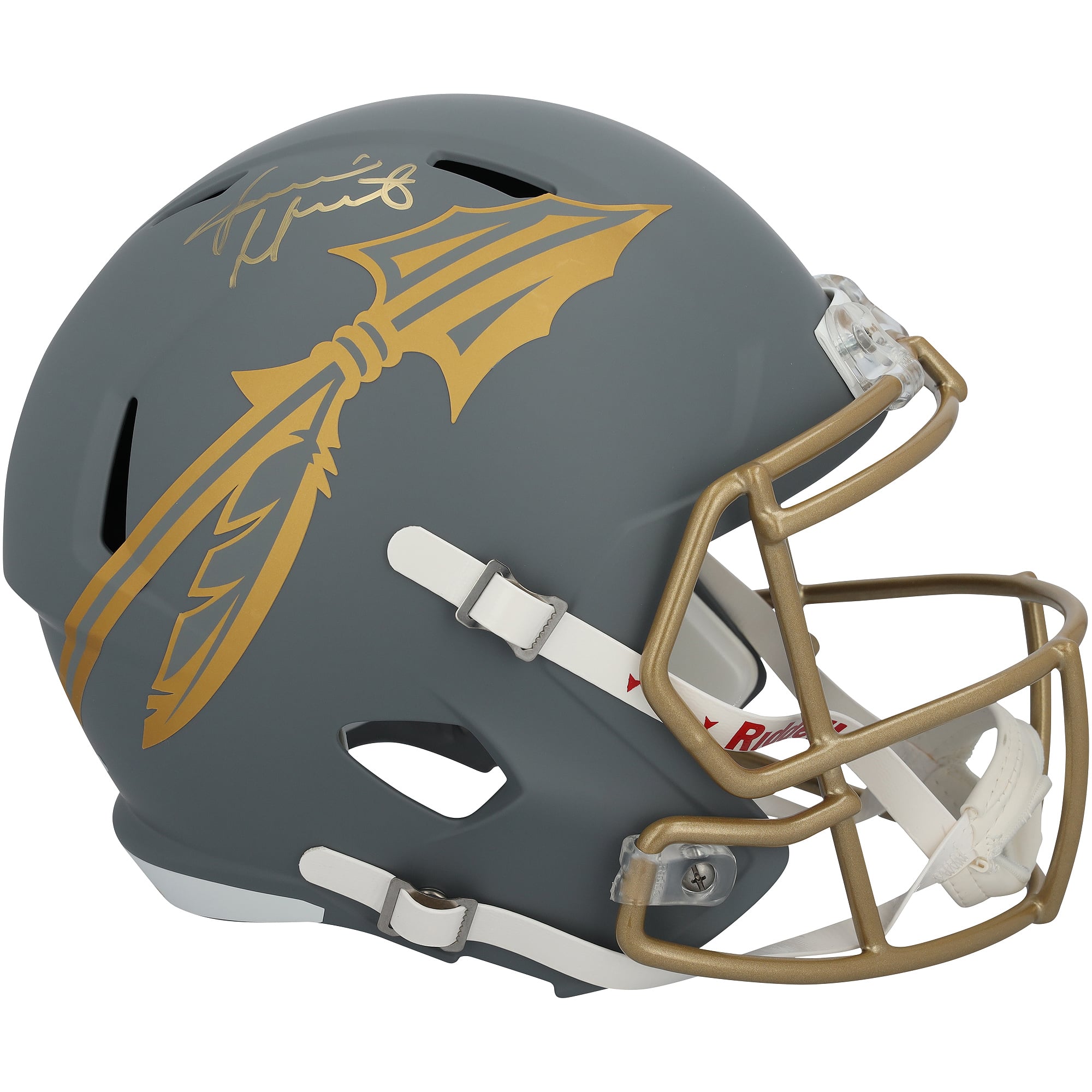Casque réplique Riddell Slate Speed ​​autographié par Jameis Winston des Florida State Seminoles