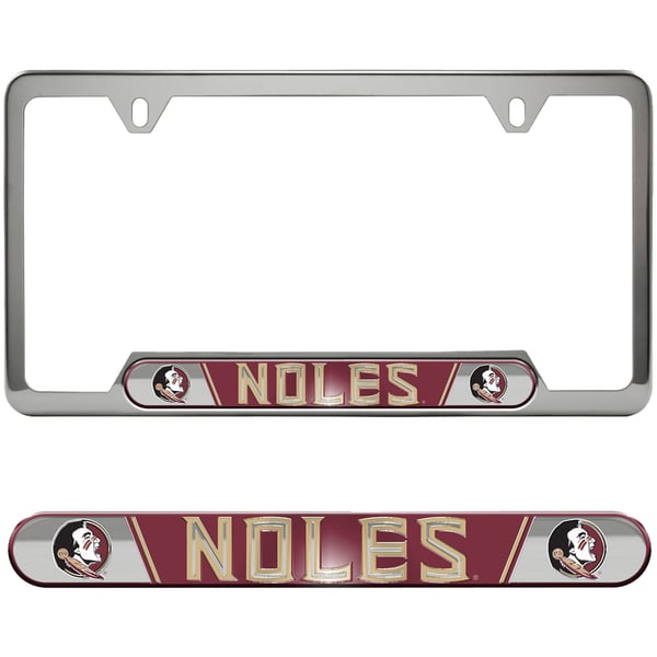 Licensed Florida State Seminoles Metal Novelty License Plate – Garnet & Gold – Made In USA