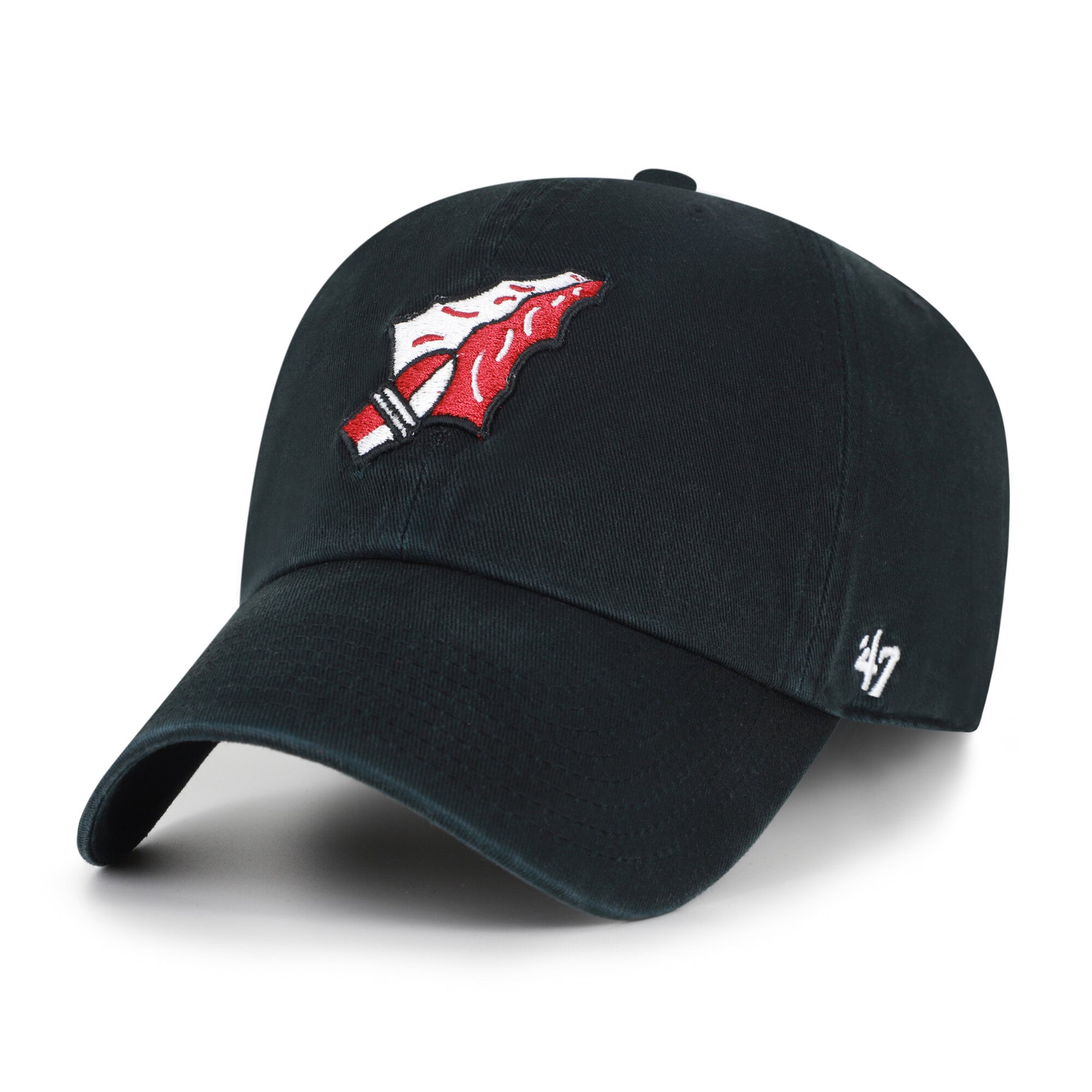 Casquette ajustable pour homme « 47 Black Florida State Seminoles Vault Clean Up »
