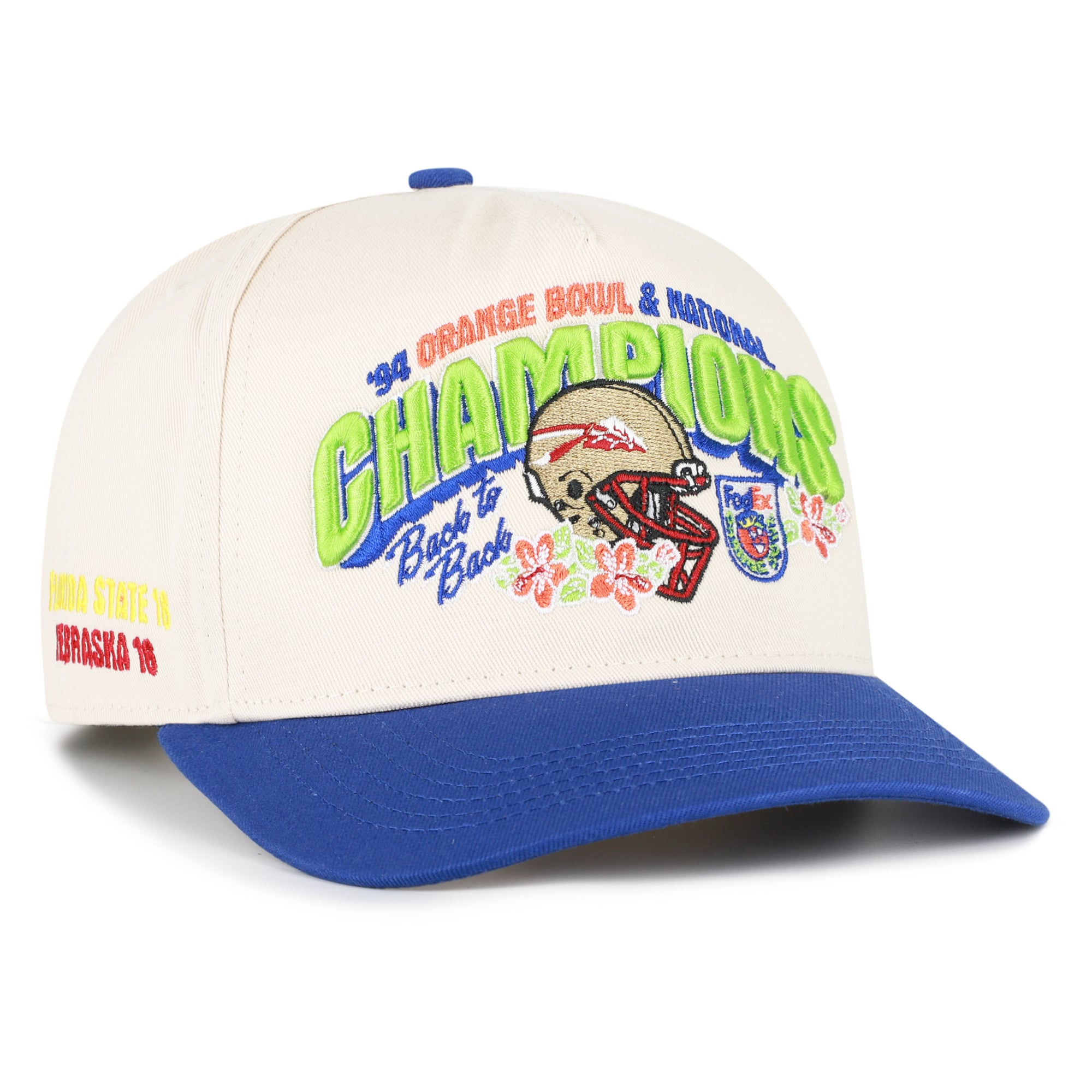 Casquette ajustable pour homme « 47 Natural Florida State Seminoles » champions de l'Orange Bowl, modèle Scored Hitch