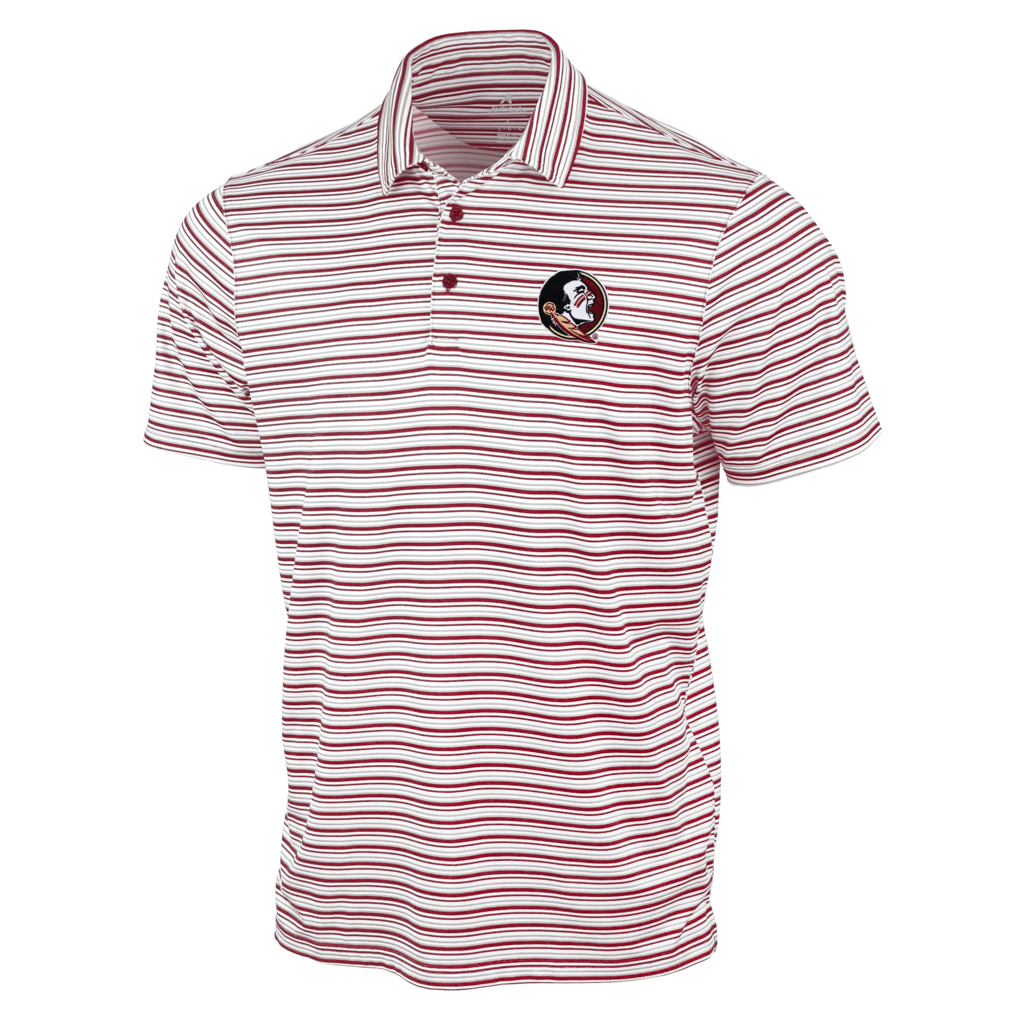 Polo Antigua Grenat Florida State Seminoles Space Stripe pour homme