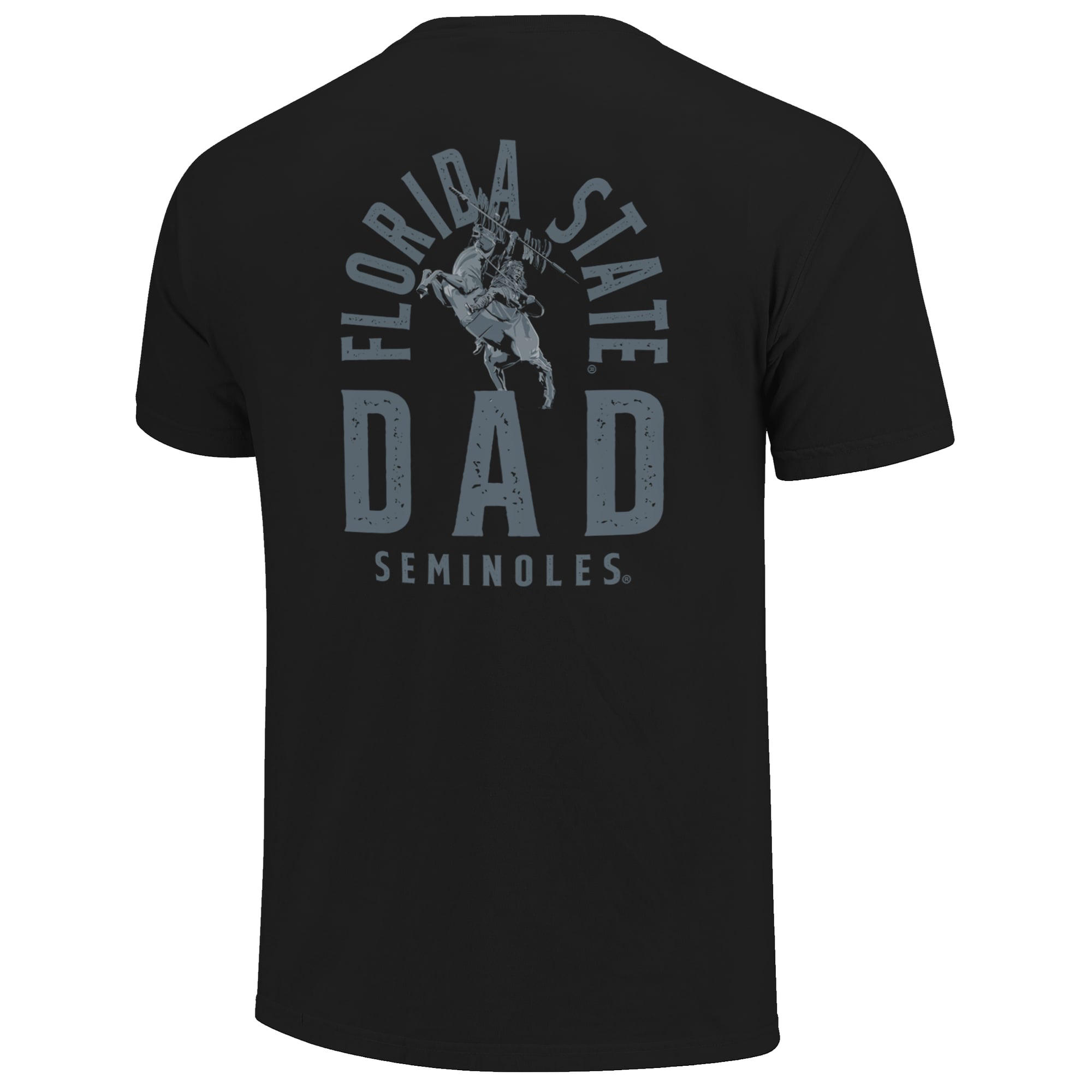 T-shirt noir pour homme avec logo mascotte des Florida State Seminoles la fête pères