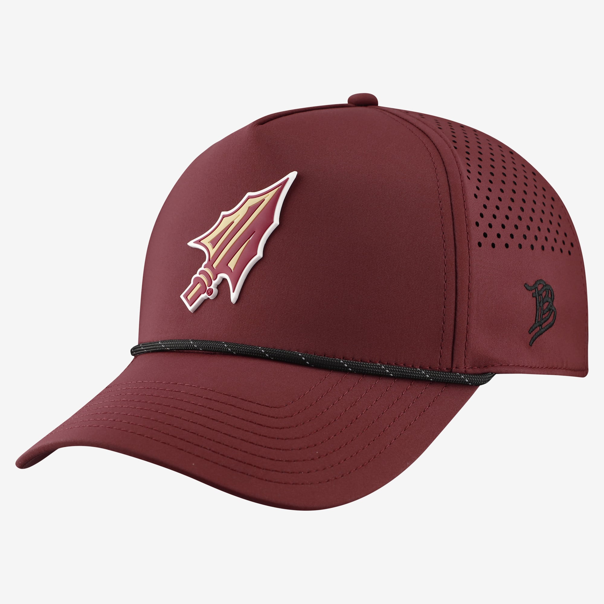 Men's Branded Bills  Garnet Florida State Seminoles Classic Adjustable Rope Hat