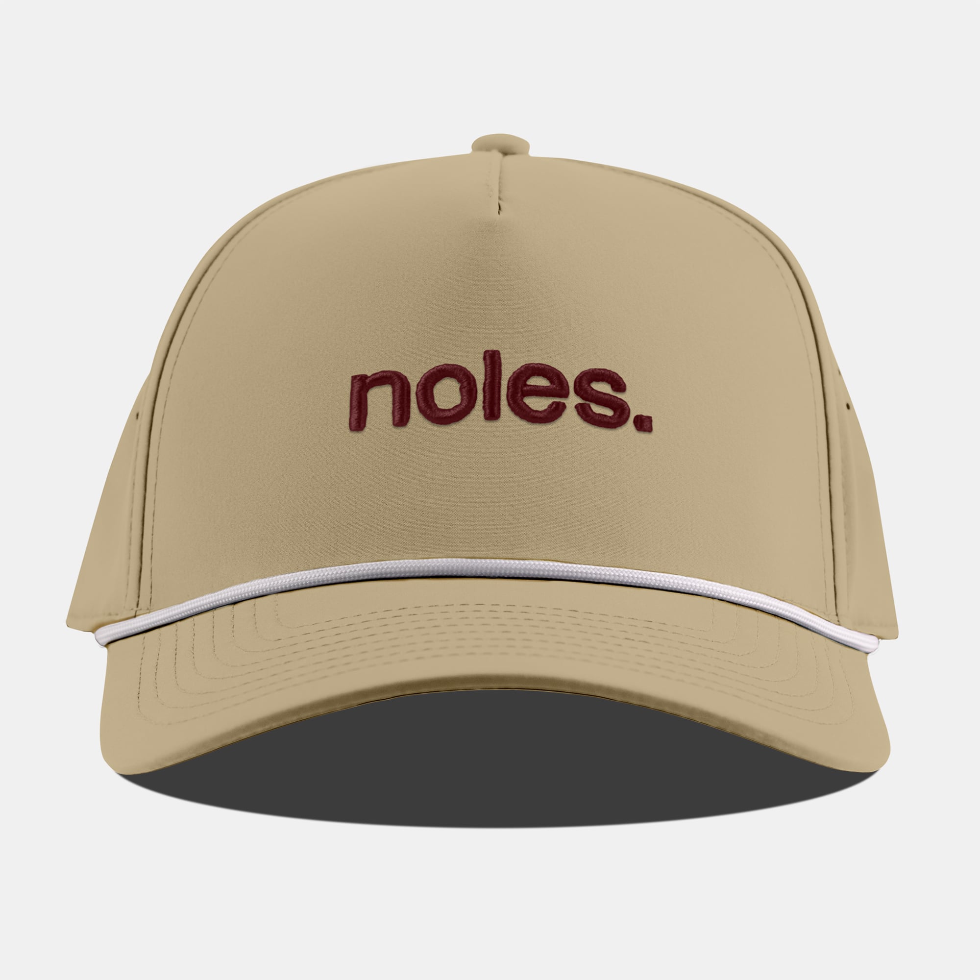 Men's Branded Bills Khaki Florida State Seminoles Statement Adjustable Rope Hat