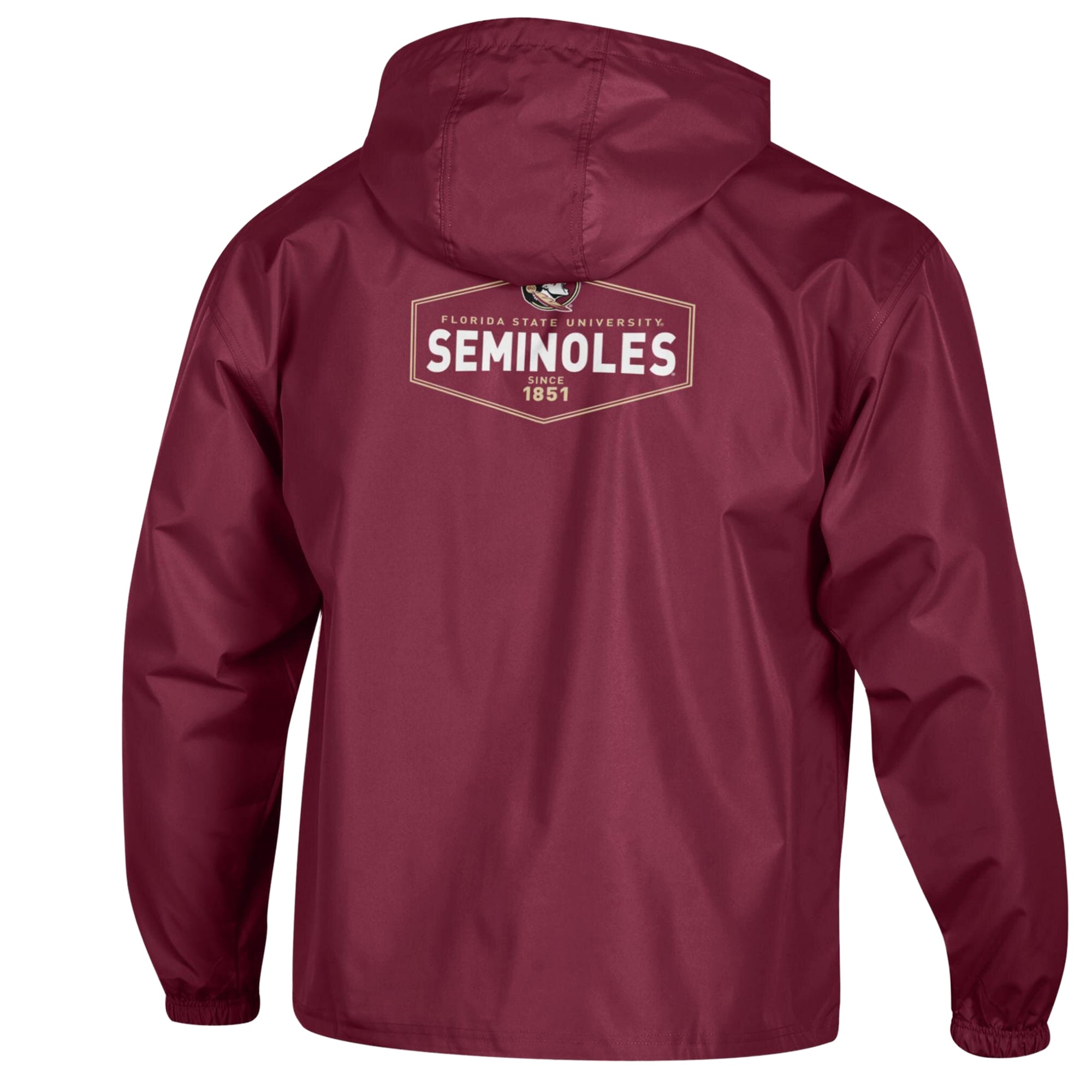 Men's Champion Garnet Florida State Seminoles Delay Packable Half-Zip Jacket