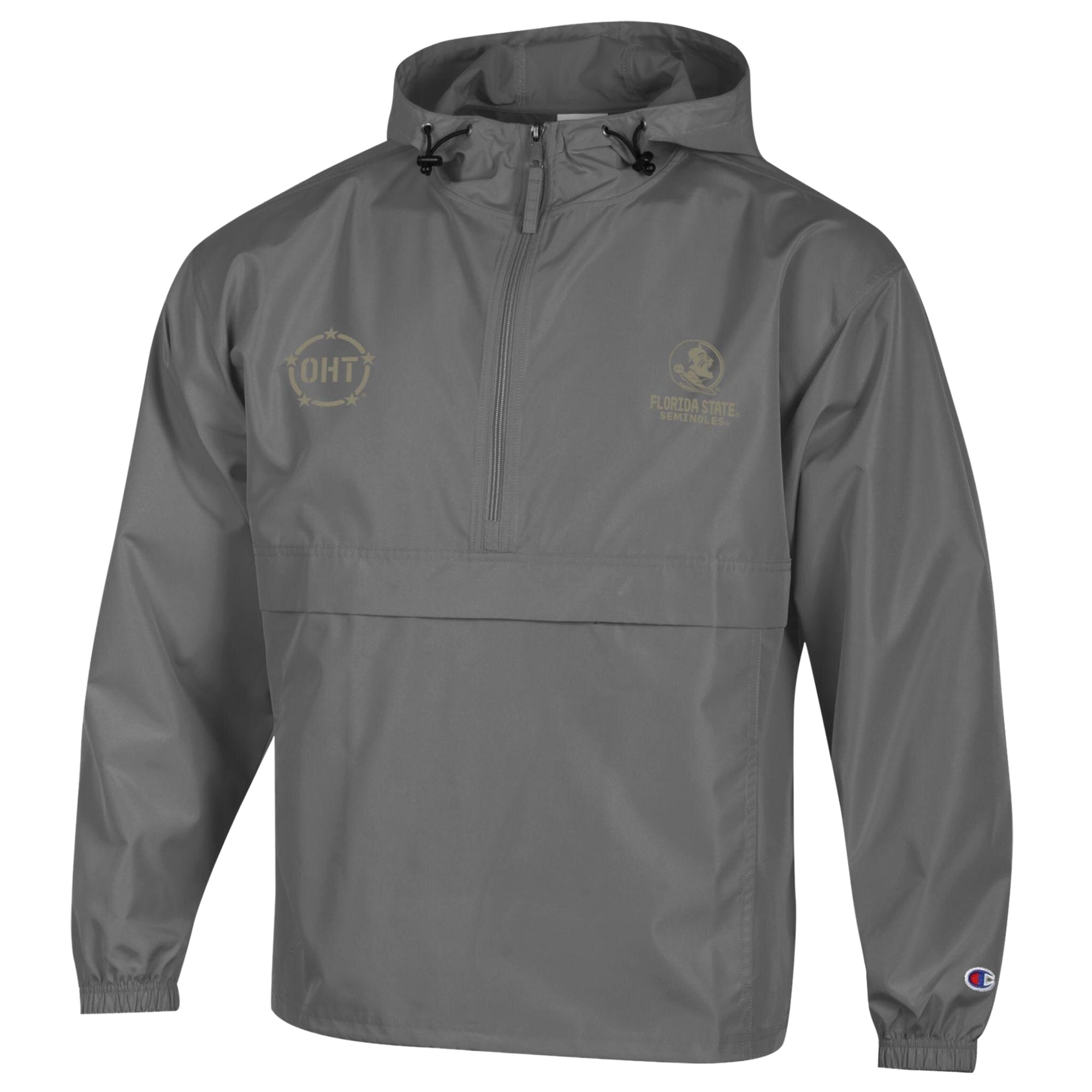 Veste pliable Champion Graphite Florida State Seminoles OHT Flag pour homme