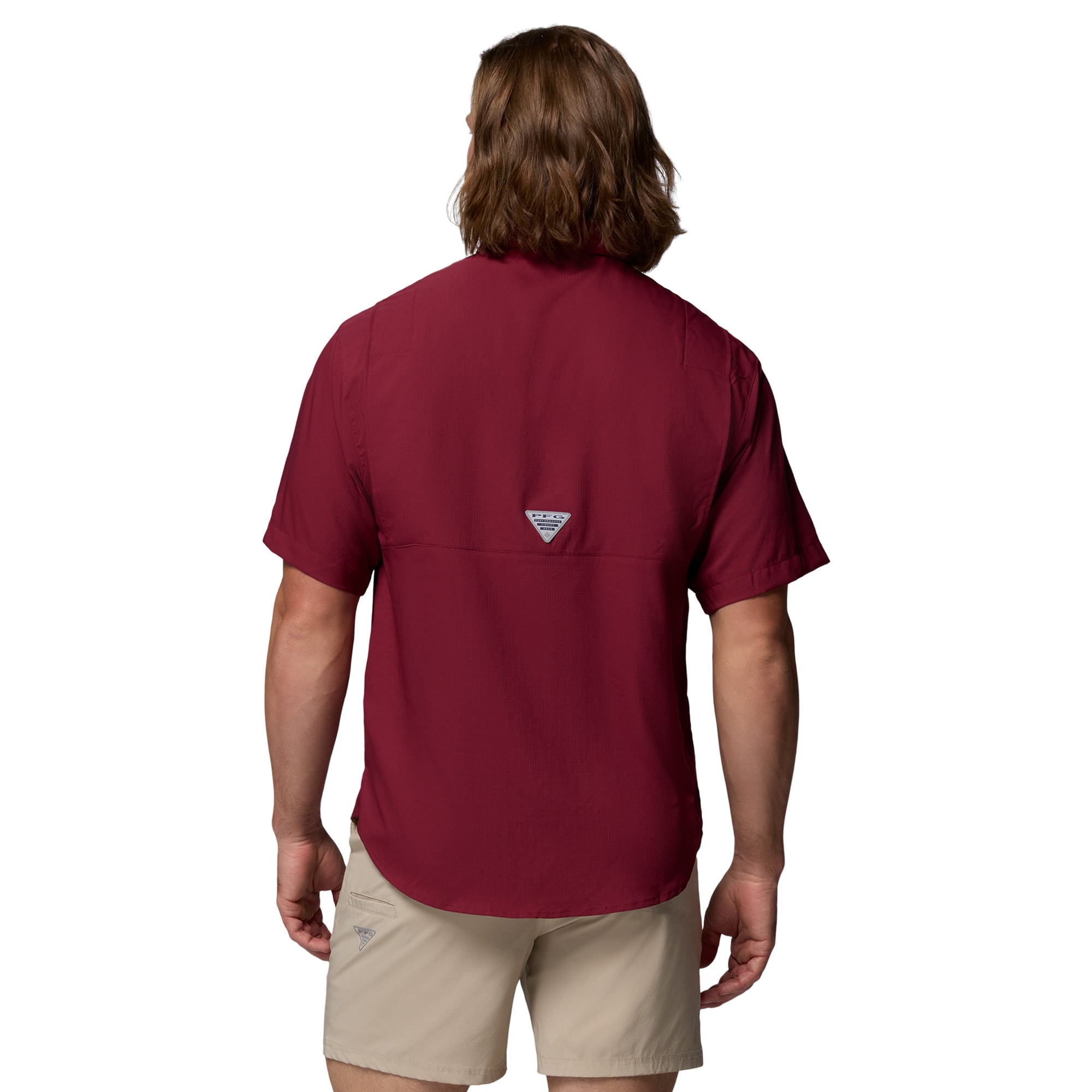 Men's Columbia Garnet Florida State Seminoles PFG Tamiami Shirt
