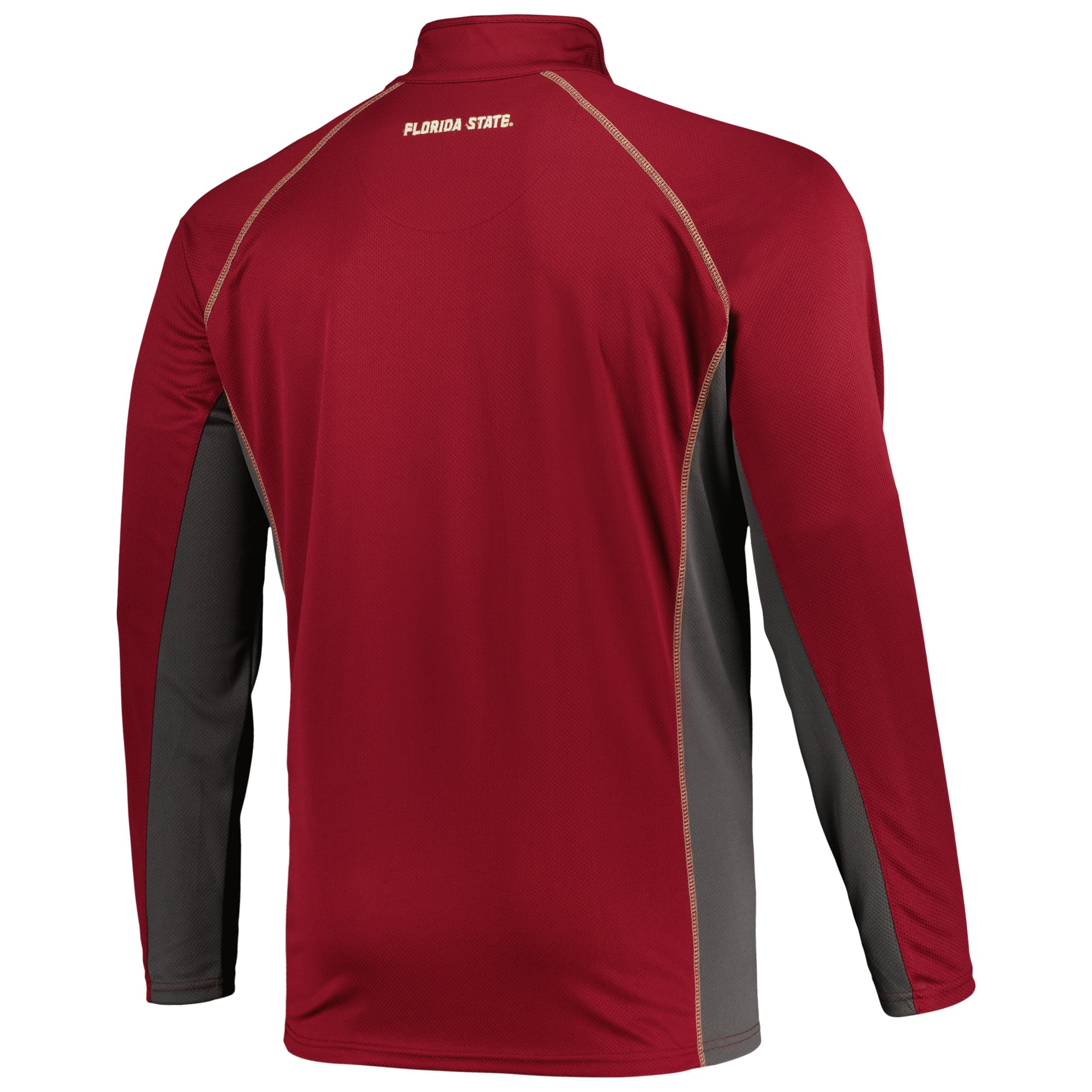 Veste raglan à quart de zip grande taille Fanatics Garnet Florida State Seminoles pour homme