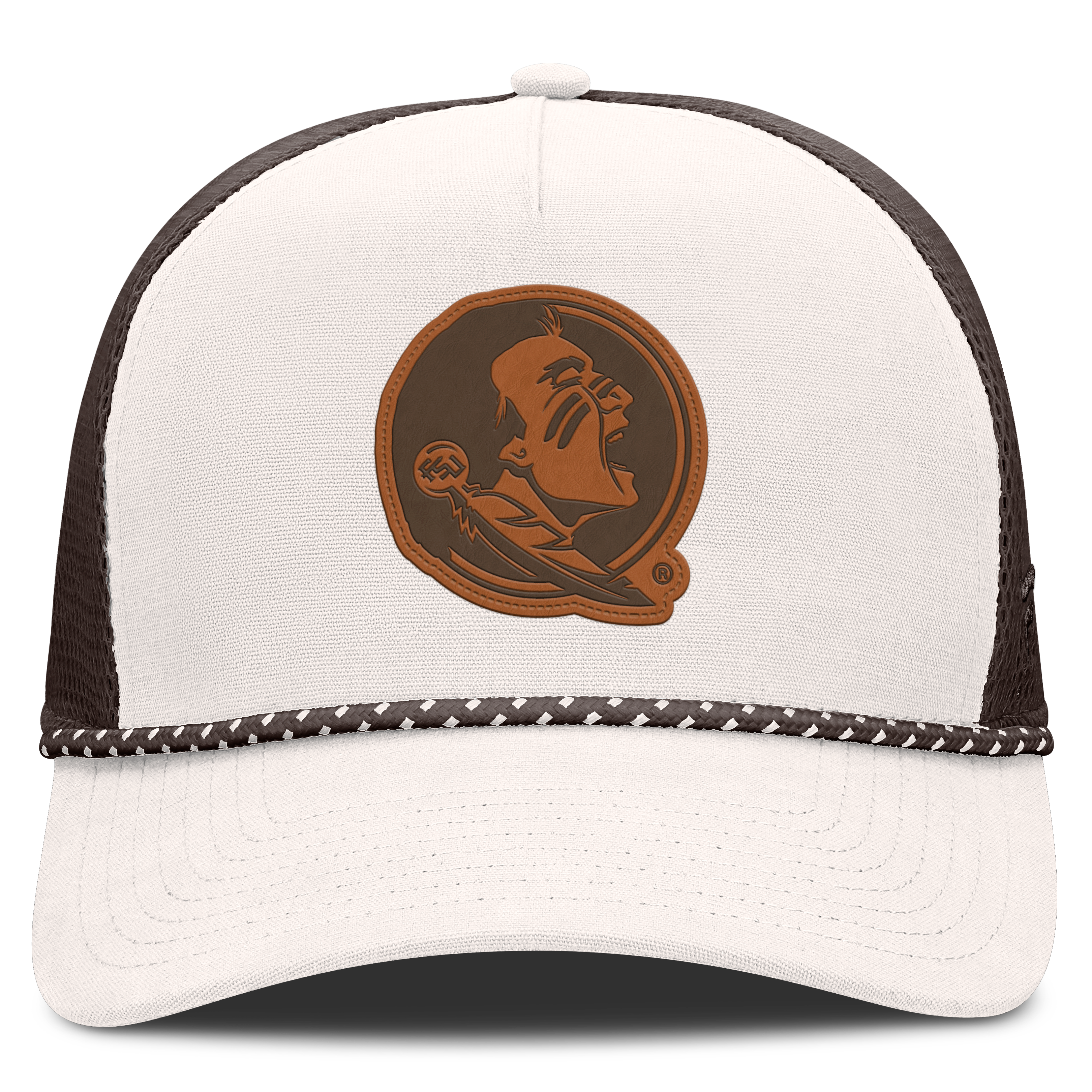 Men's Fanatics Natural Florida State Seminoles Bronco Trucker Adjustable Hat