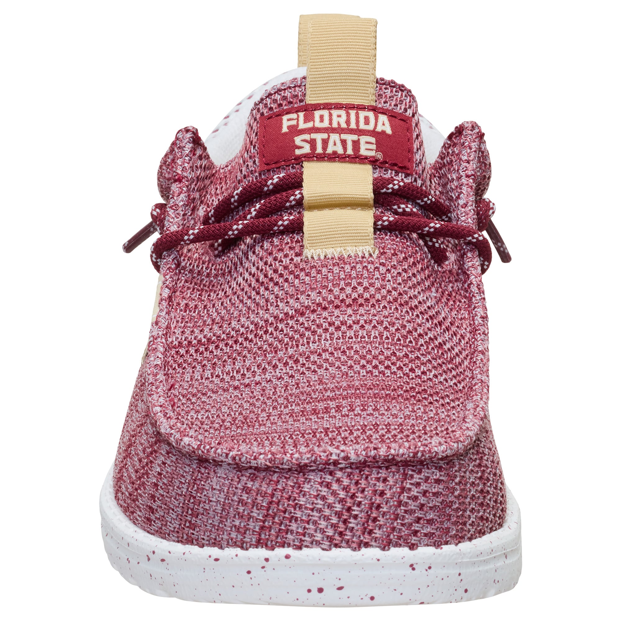 Men's Hey Dude Garnet Florida State Seminoles Wally Stretch Sox Shoes