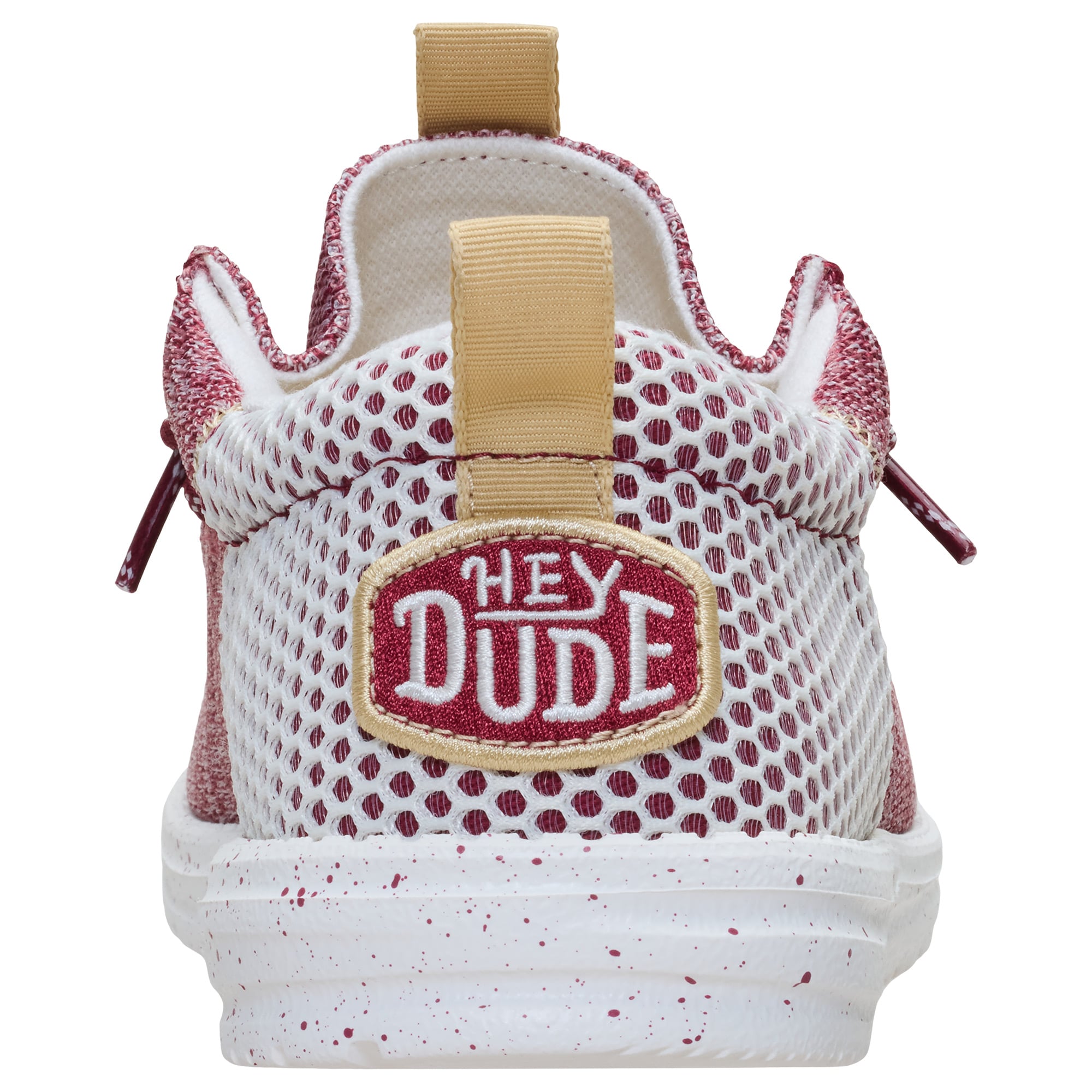 Men's Hey Dude Garnet Florida State Seminoles Wally Stretch Sox Shoes