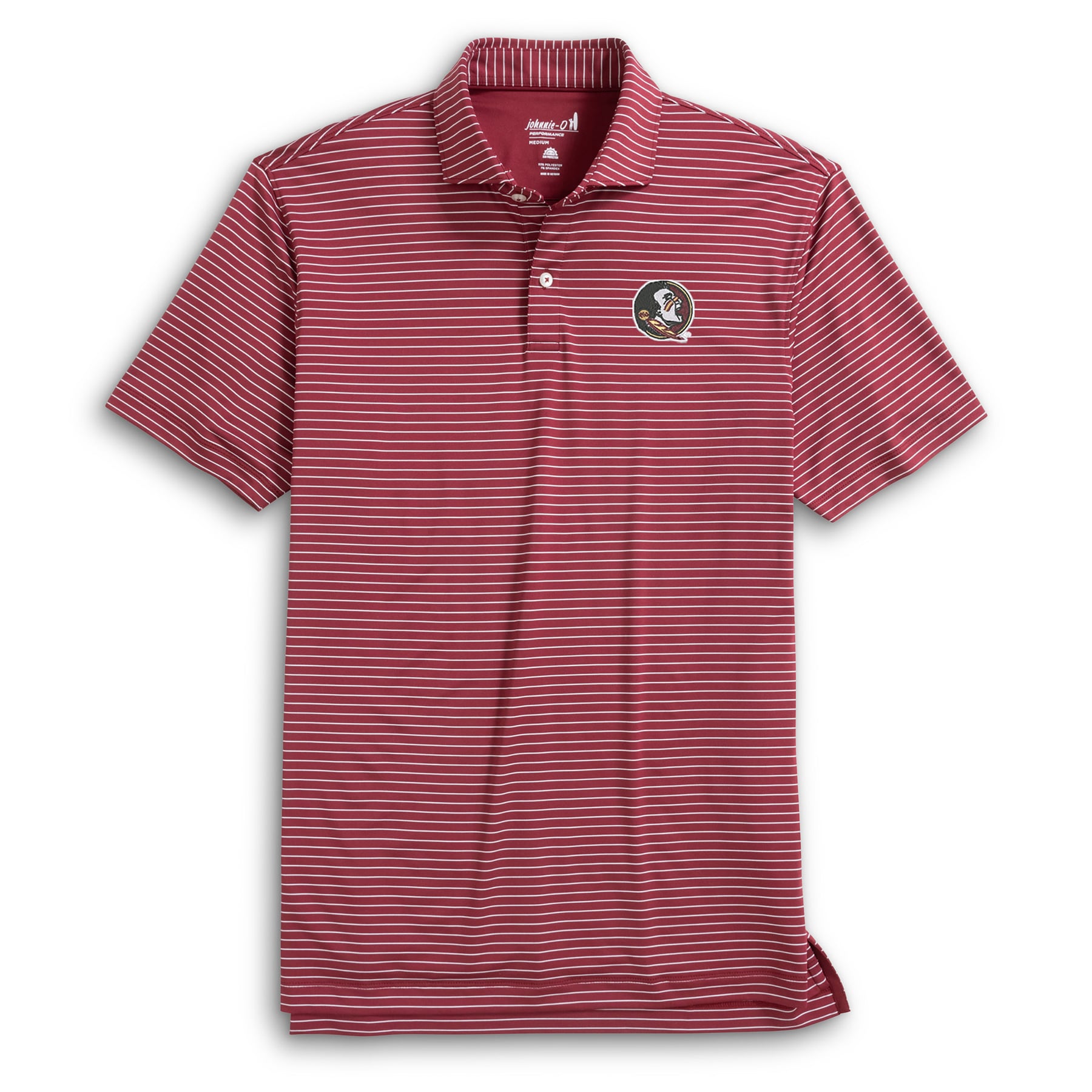 Polo rayé Beau grenat johnnie-O pour homme, Florida State Seminoles
