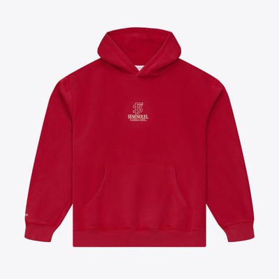 Florida State Seminoles Mitchell & Ness Core Icon Fleece Hoodie - Garnet