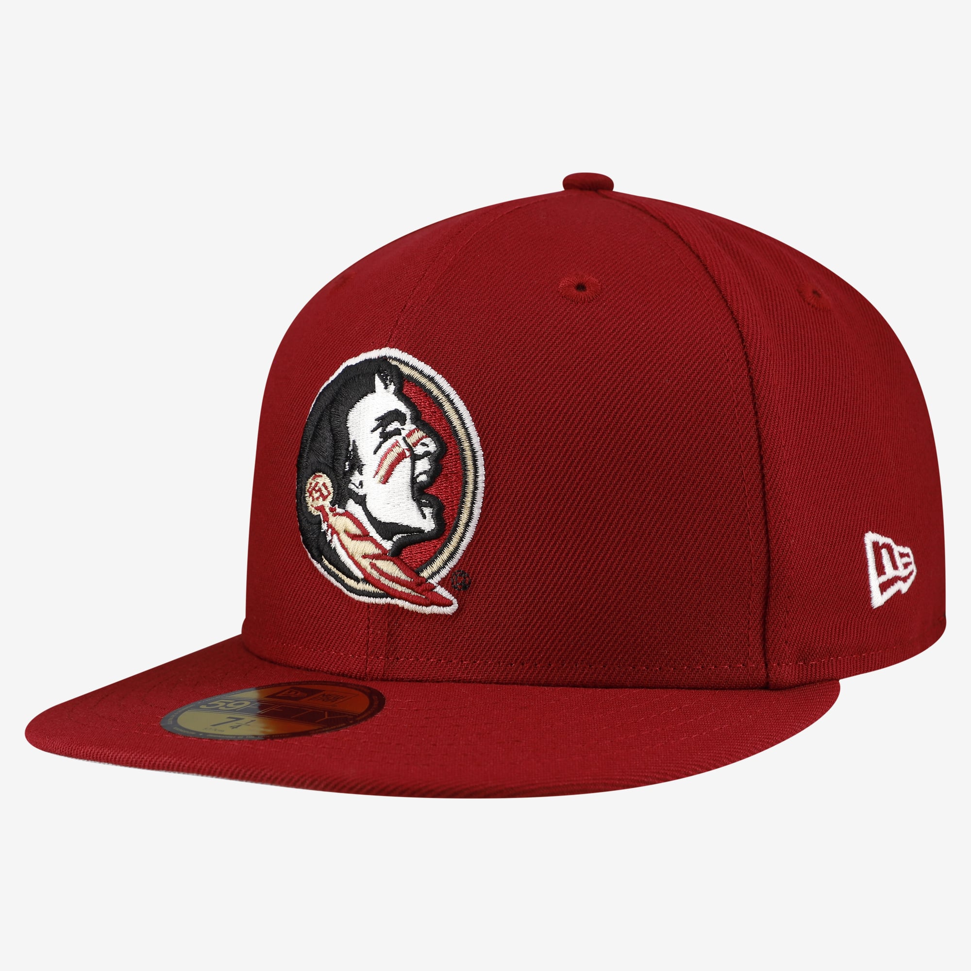 Men's New Era Garnet Florida State Seminoles Core 59FIFTY Fitted Hat