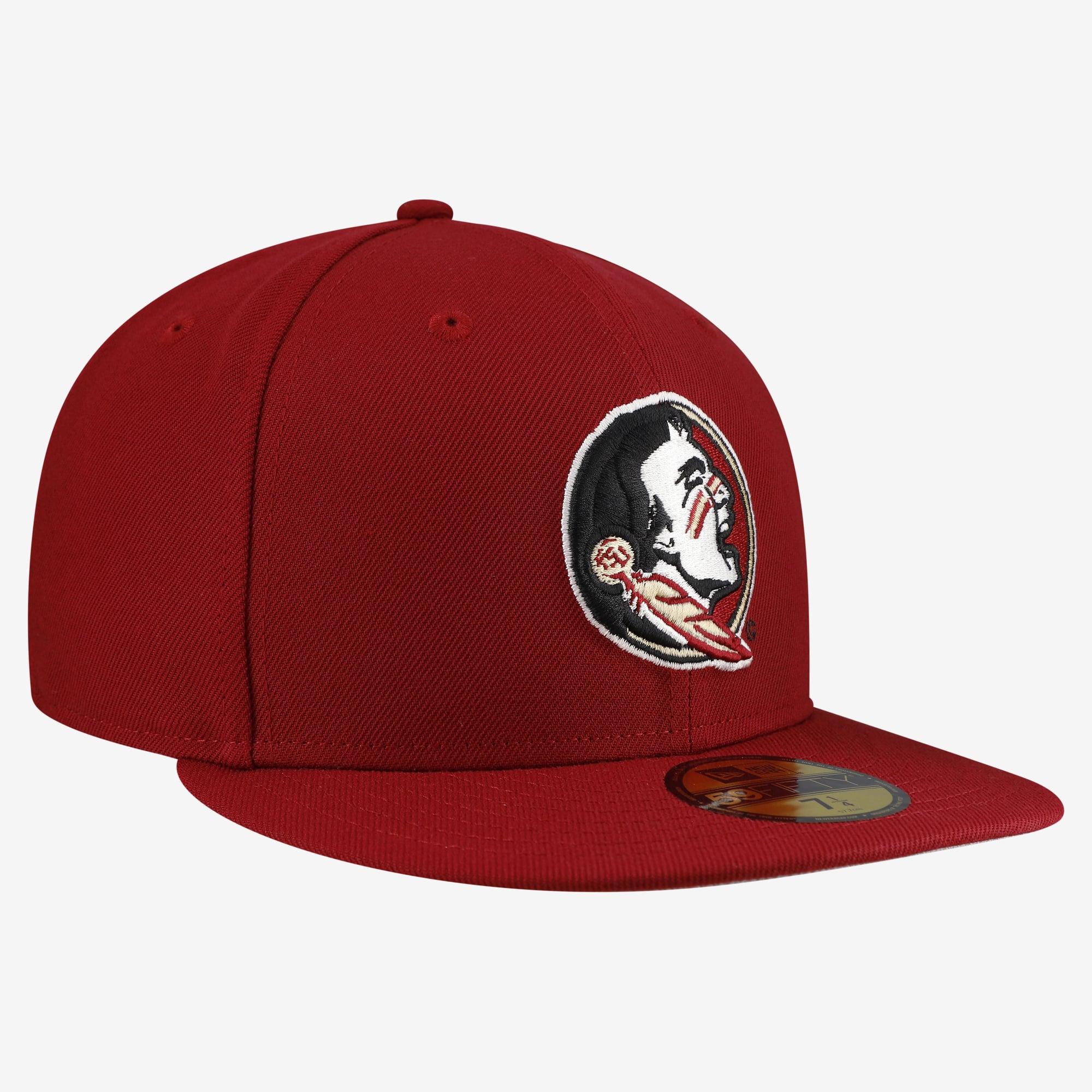 Men's New Era Garnet Florida State Seminoles Core 59FIFTY Fitted Hat