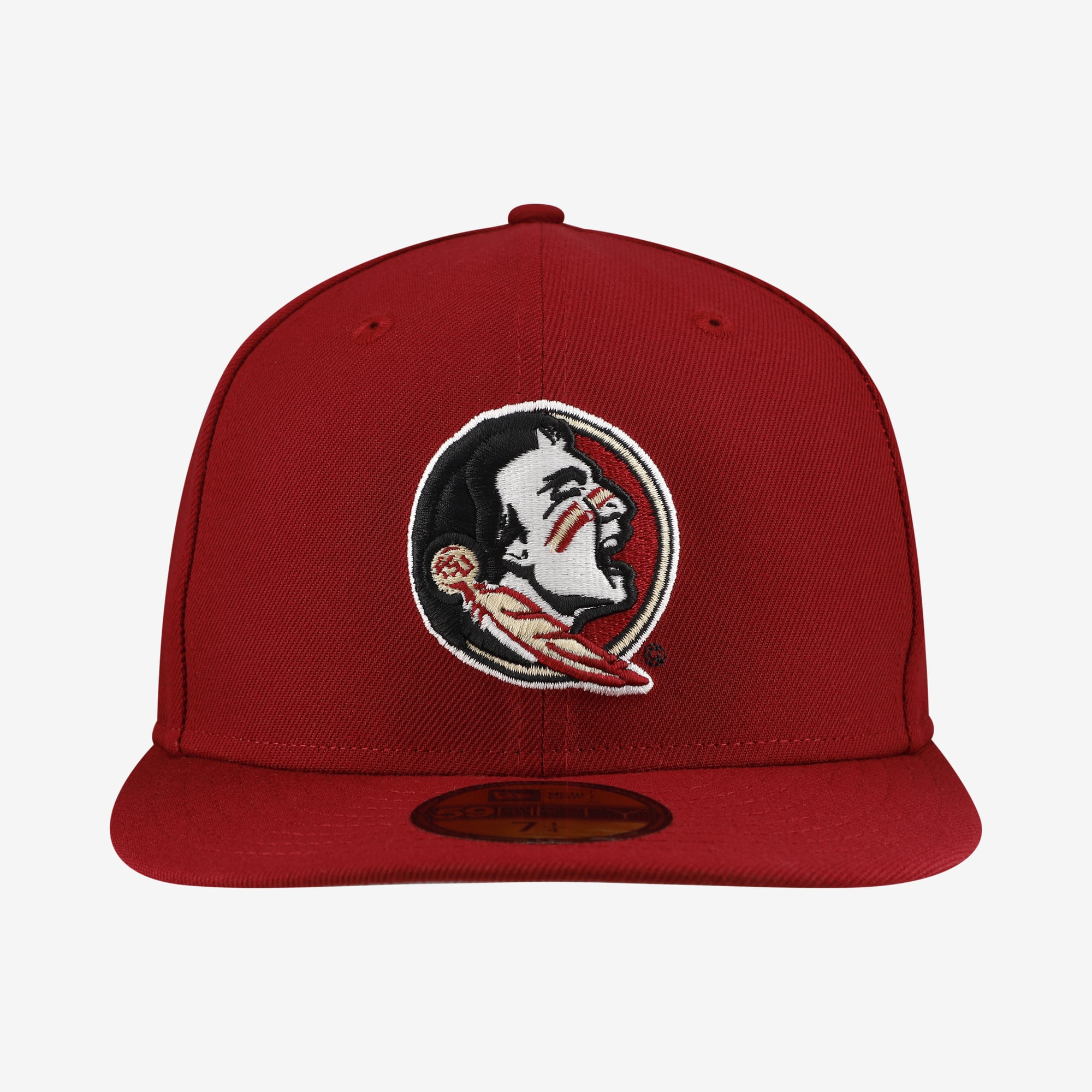 Casquette ajustée New Era Core 59FIFTY pour homme, couleur grenat, Florida State Seminoles