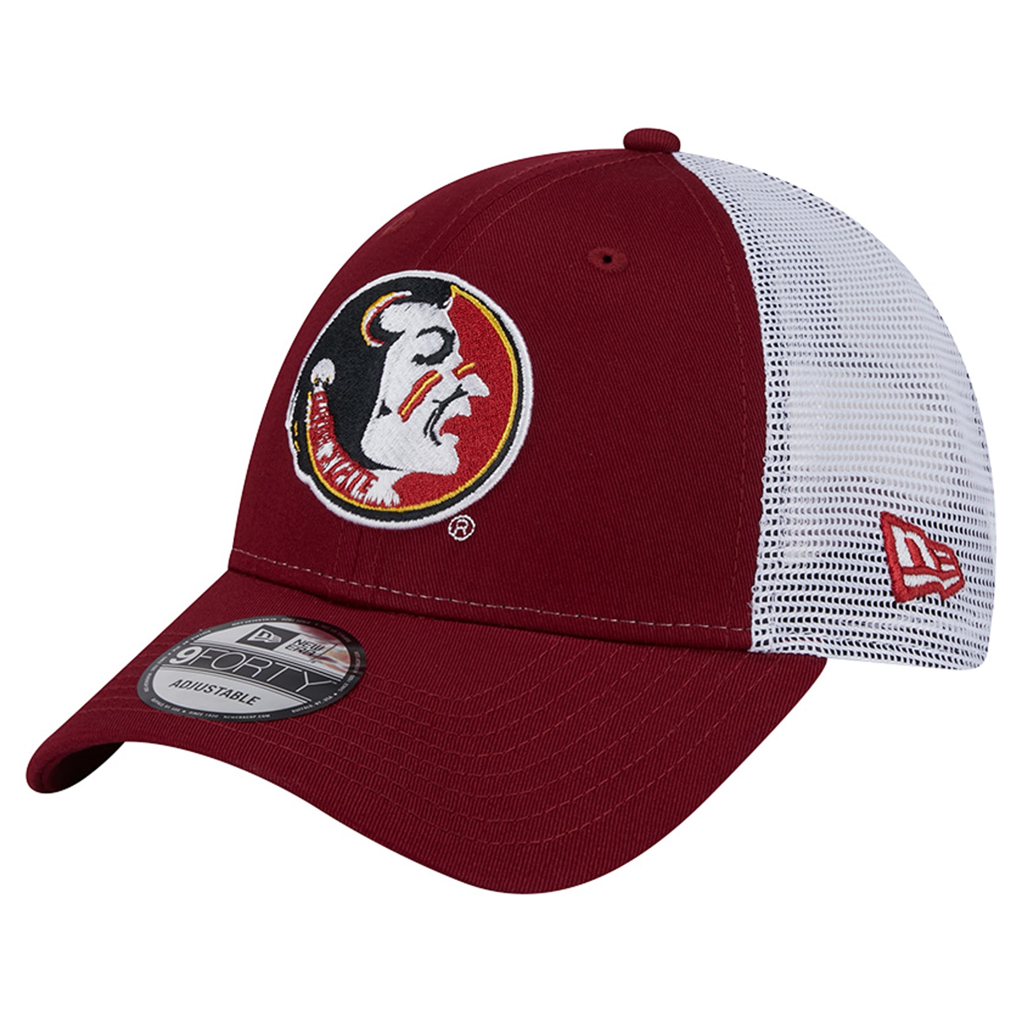 Casquette ajustable 9FORTY pour homme New Era Florida State Seminoles Garnet