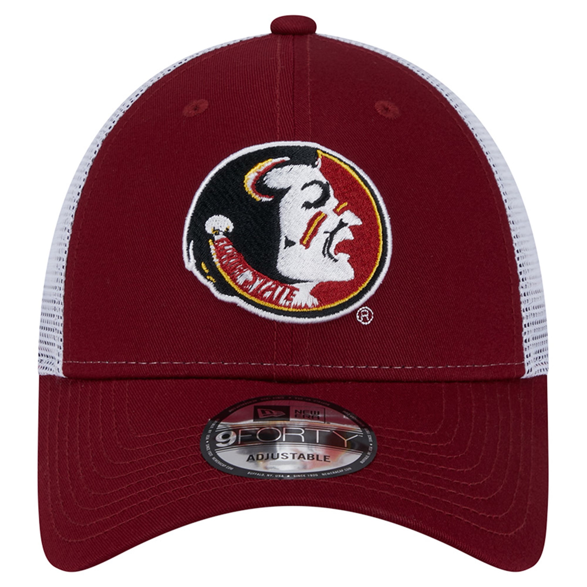 Casquette ajustable 9FORTY pour homme New Era Florida State Seminoles Garnet
