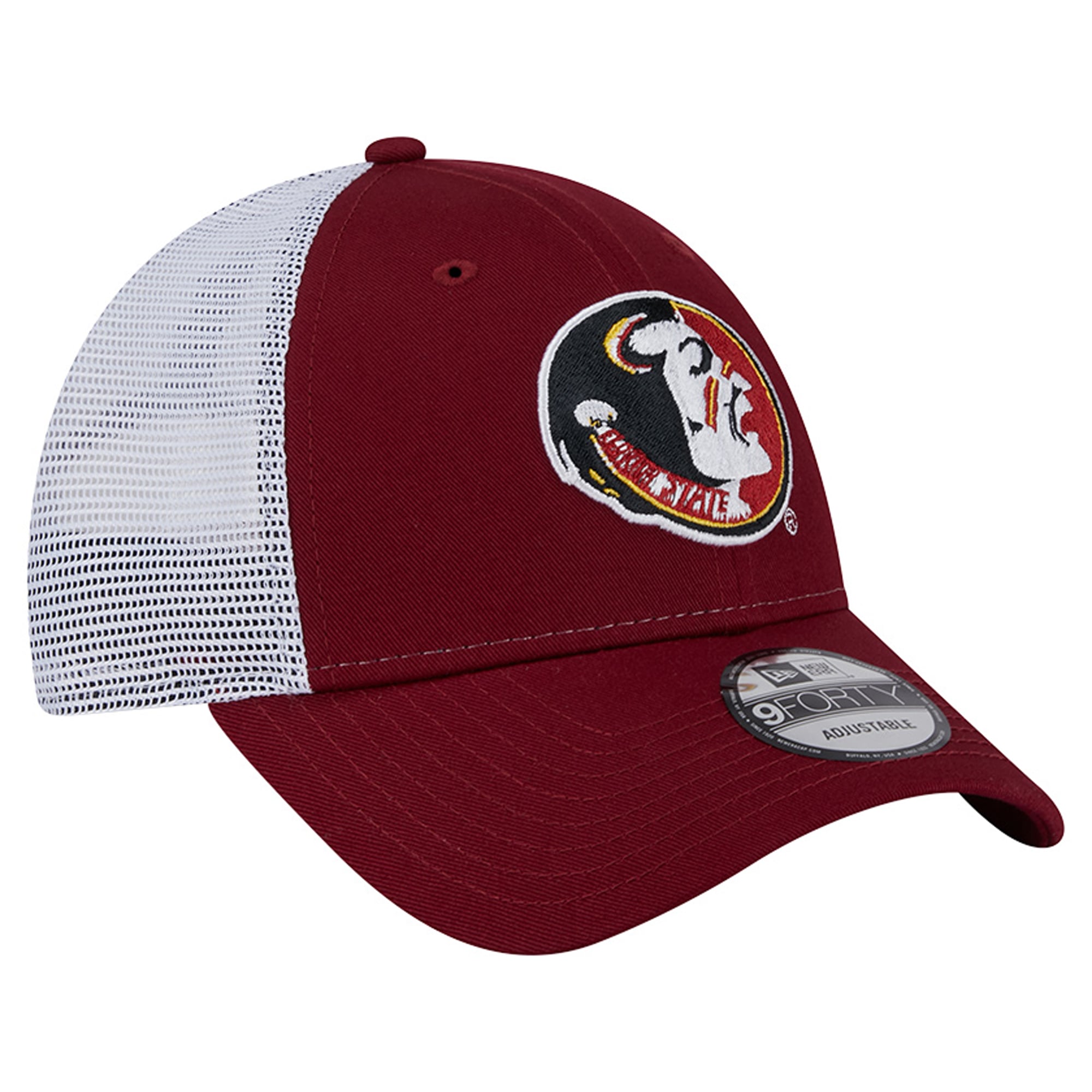 Casquette ajustable 9FORTY pour homme New Era Florida State Seminoles Garnet